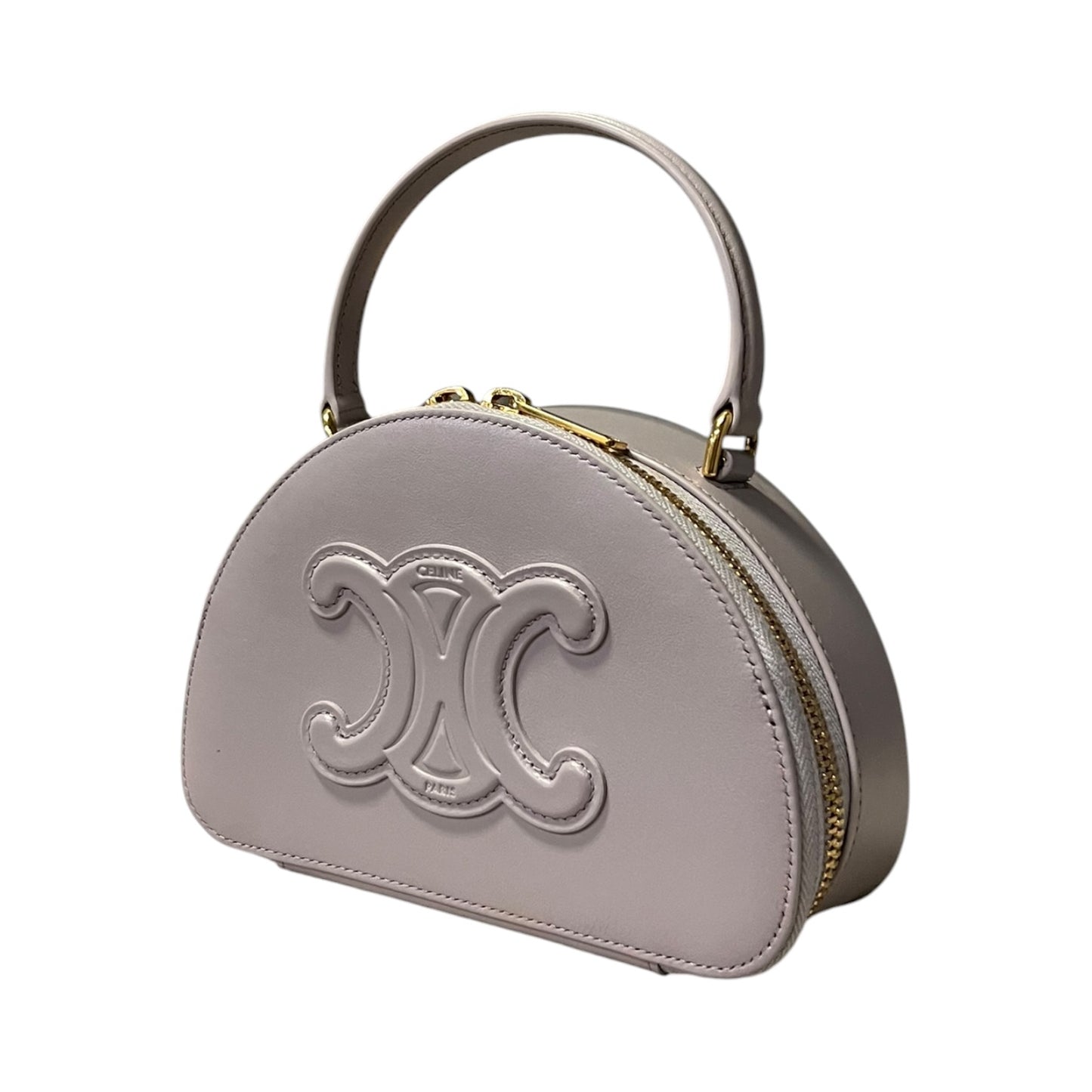 CELINE Triomphe Half moon Top Handle Crossbody in Lavender