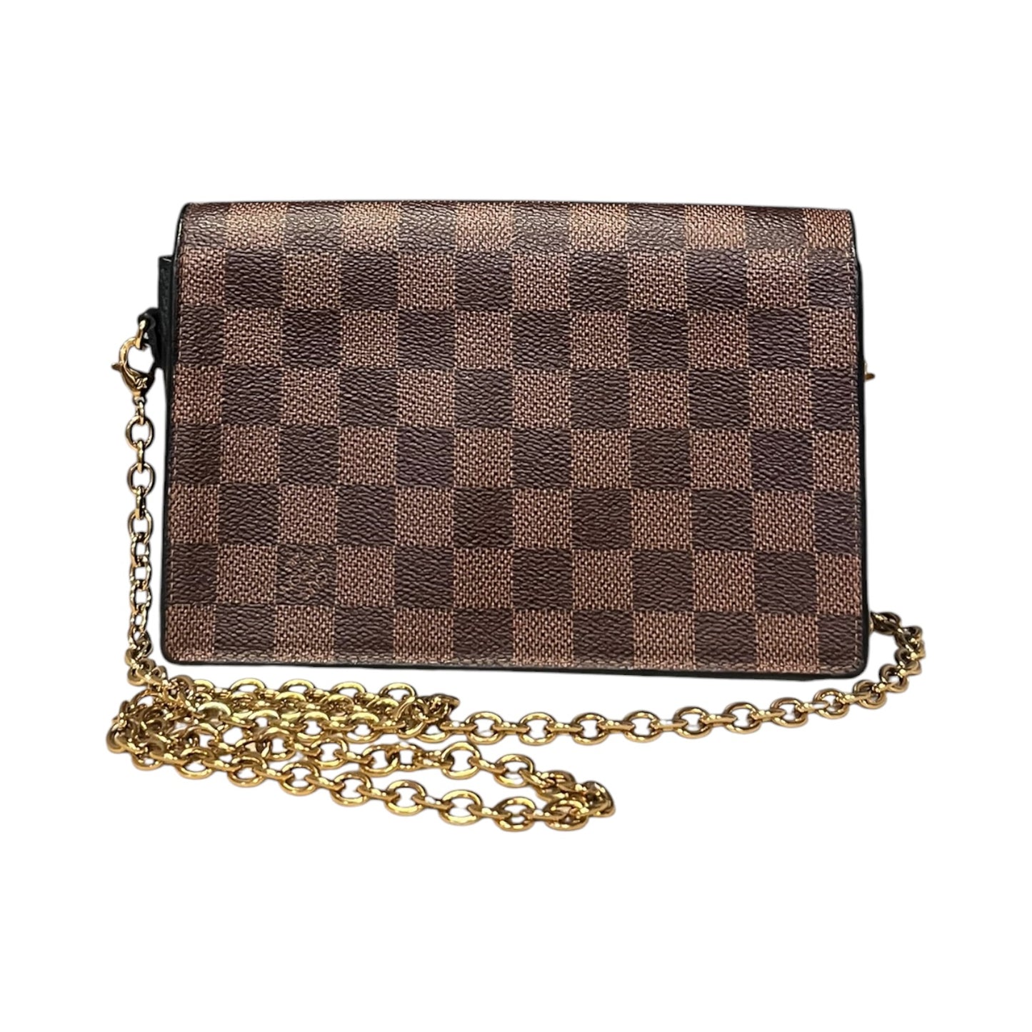 LOUIS VUITTON Vavin WOC in Damier Ebene & Black