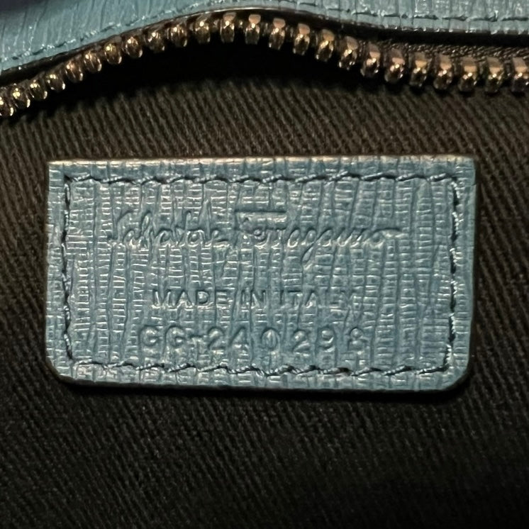 FERRAGAMO Wristlet Pouch in Blue