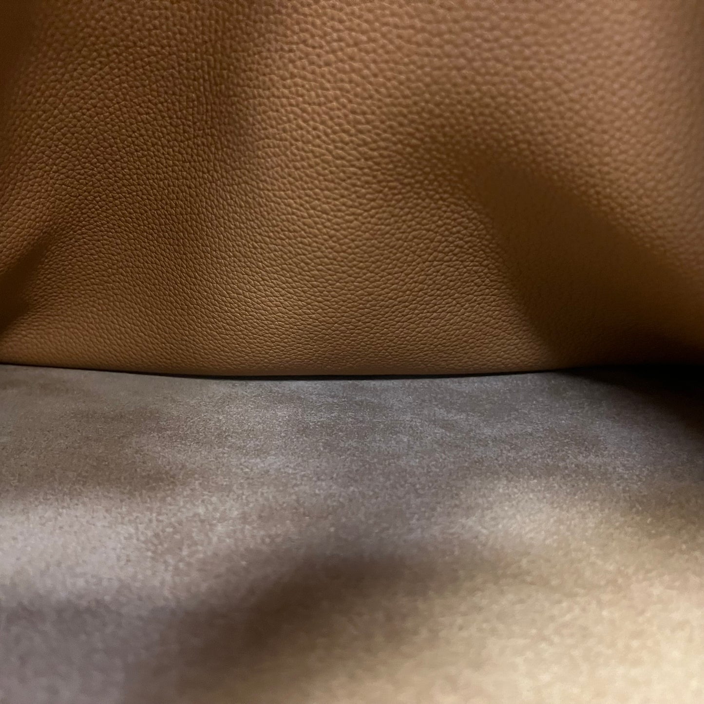 HERMES Evelyne III TGM 40 in Gold Taurillion Clemence Leather