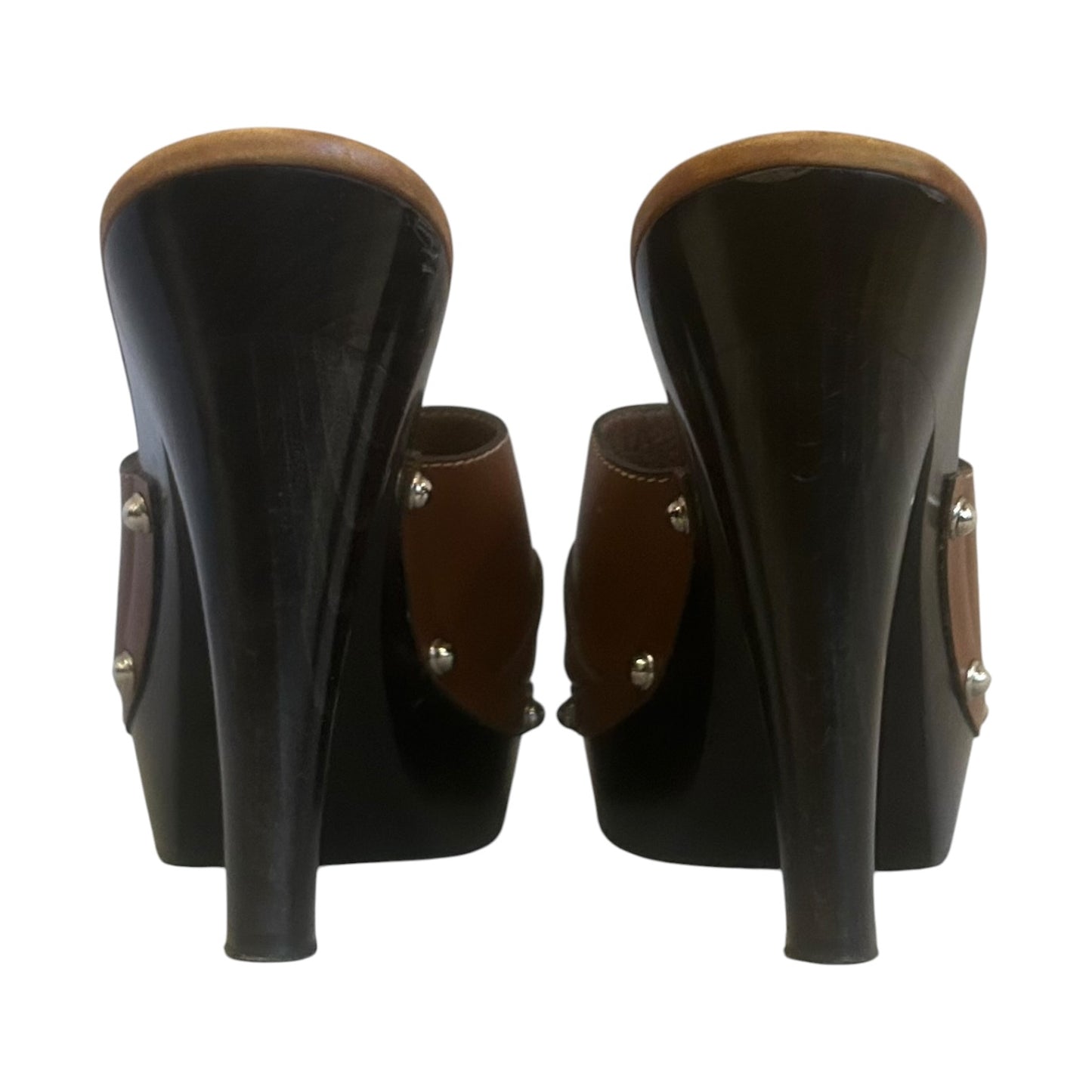 GUCCI Horsebit Mules in Brown | 36.5