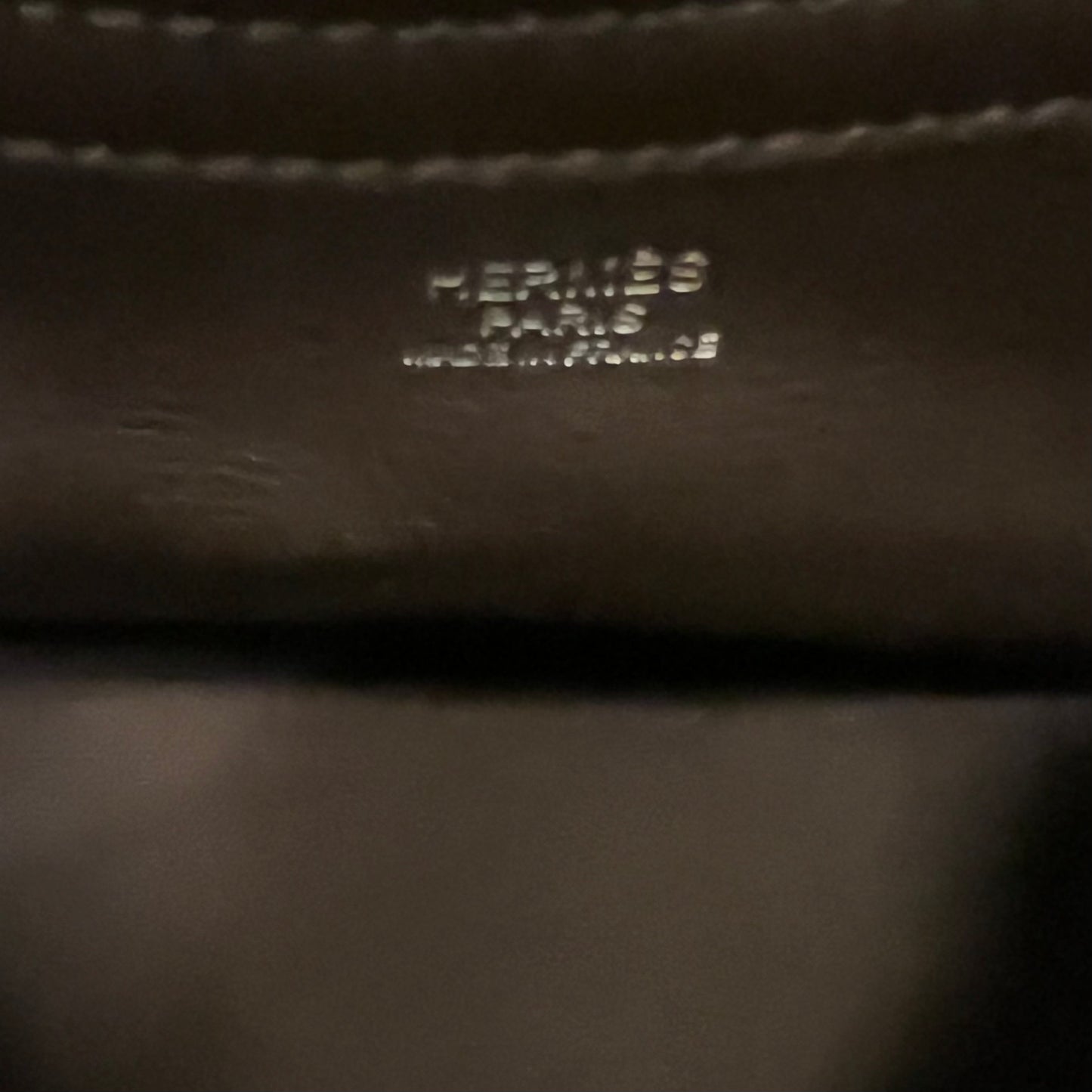 HERMES Steve 35 Messenger Bag in Dark Brown