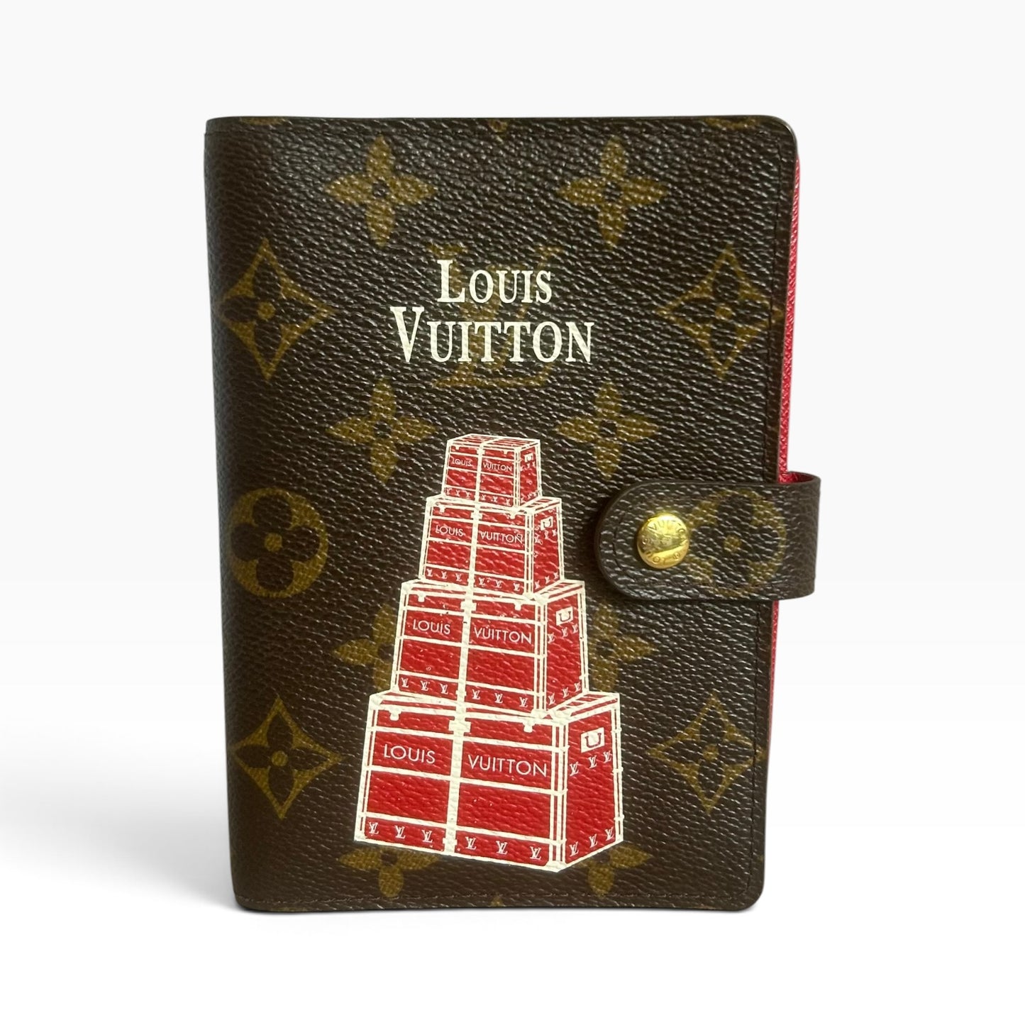 LOUIS VUITTON Malle Empiles Stacked Trunks Agenda PM