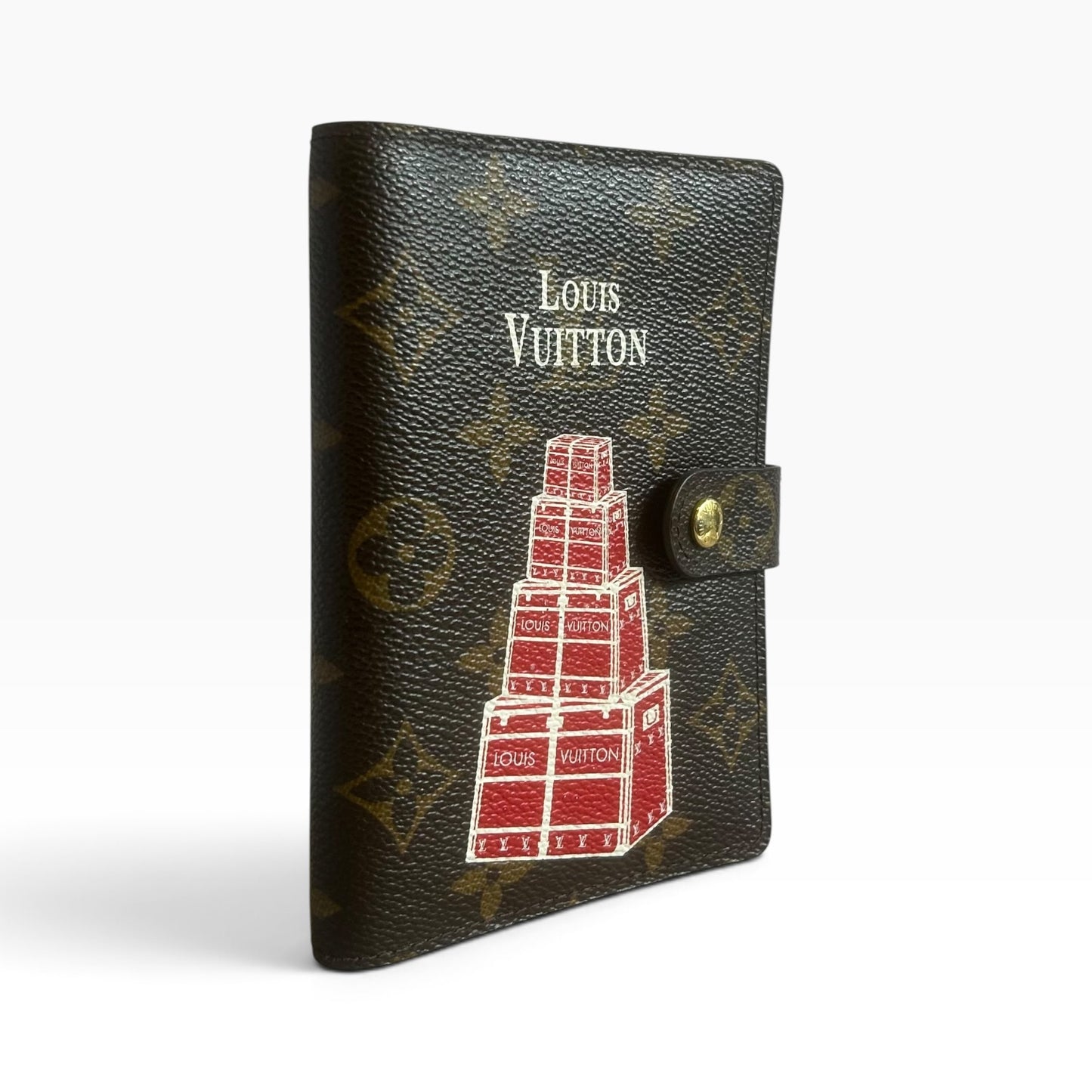 LOUIS VUITTON Malle Empiles Stacked Trunks Agenda PM