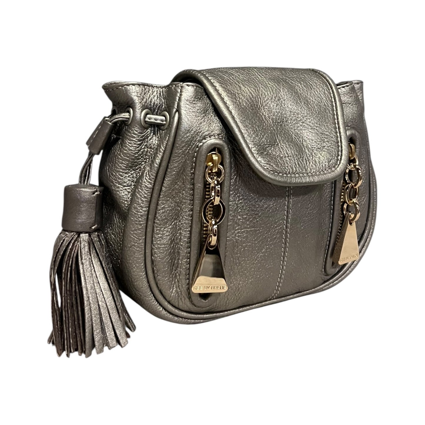 SEE BY CHLOE Metallic Tassel Crossbody