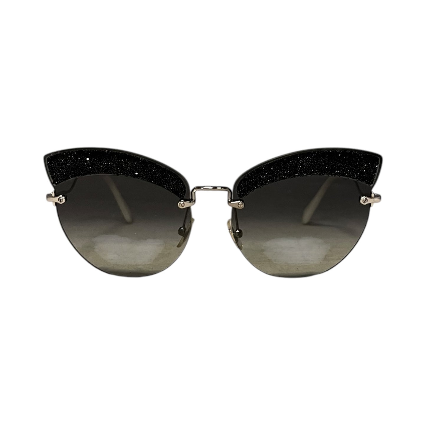 MIU MIU Glitter Cat Eye Sunglasses