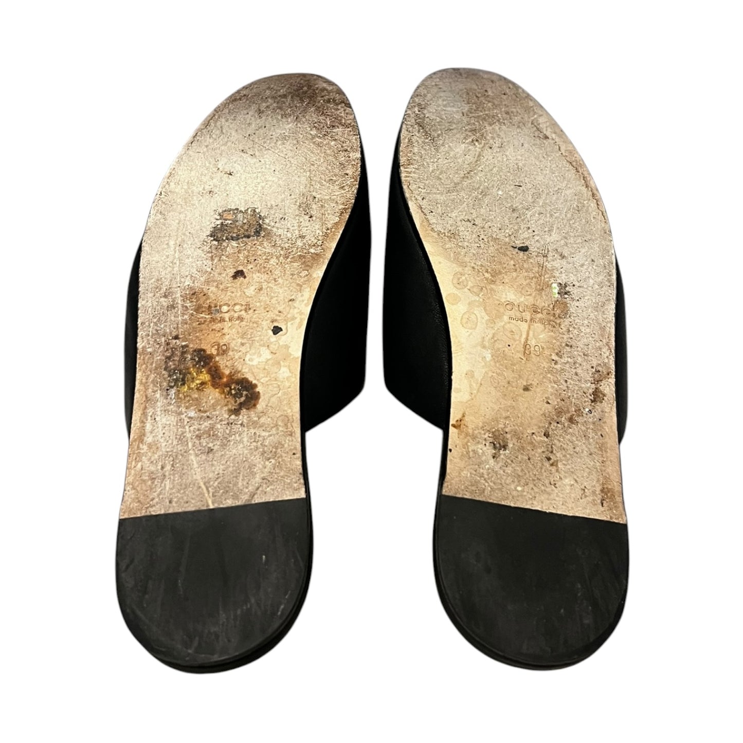 GUCCI Horsebit Mules in Black | 39