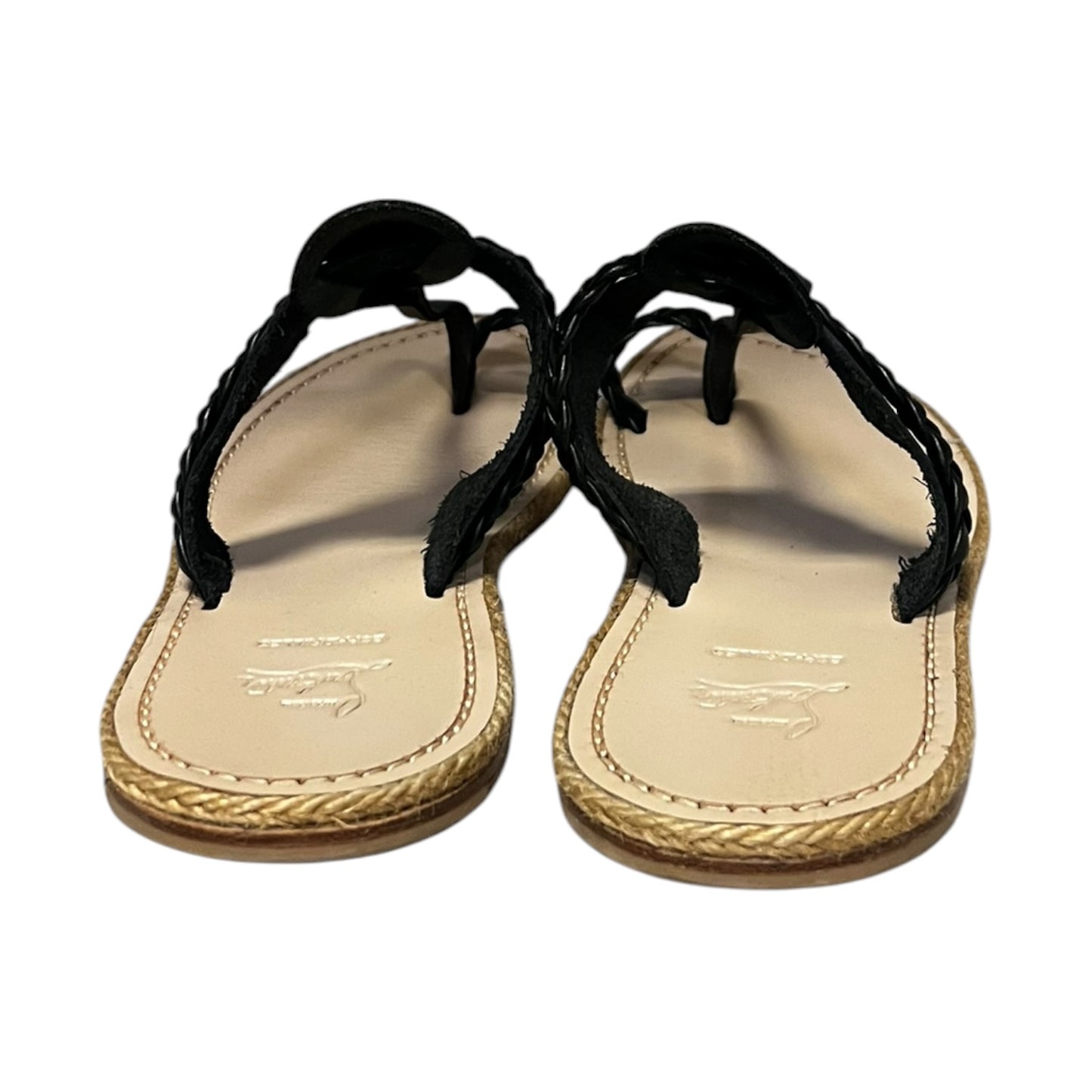 CHRISTIAN LOUBOUTIN Hola Thong Sandals in Black | 39