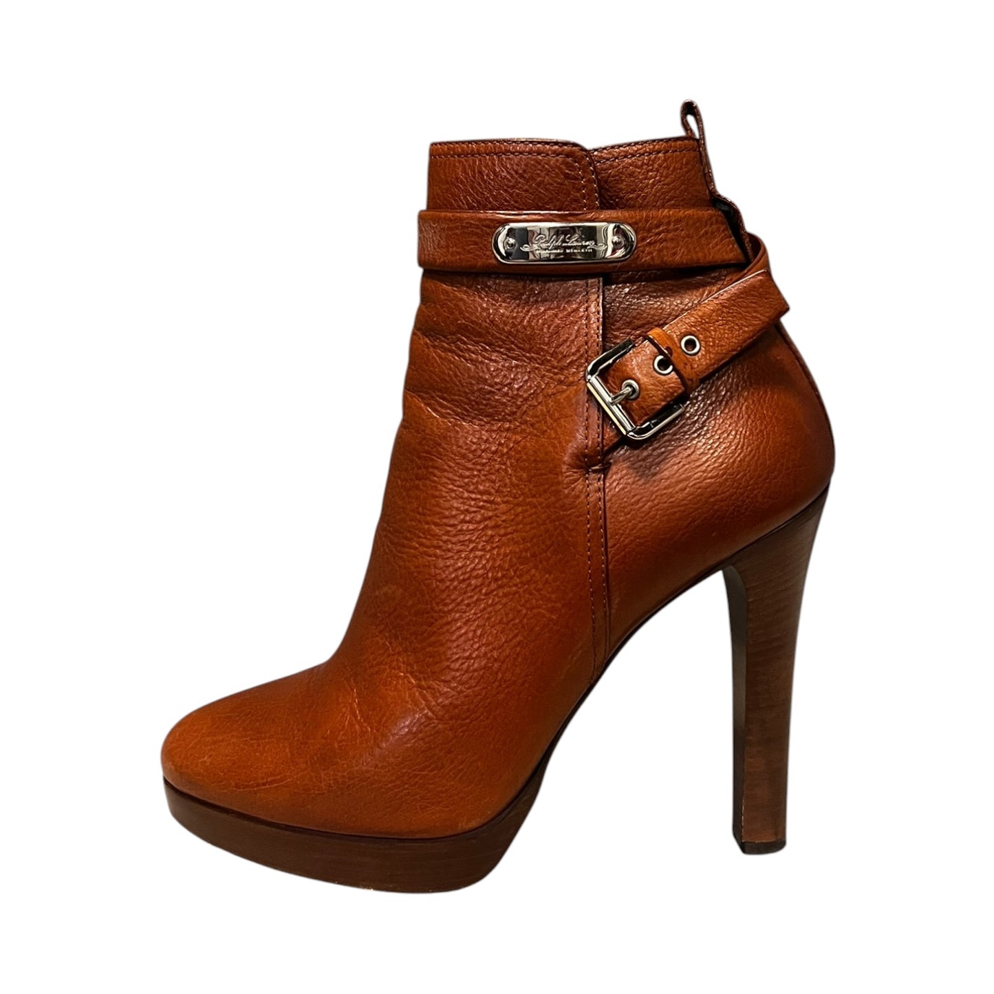 RALPH LAUREN Frances Wrap Booties | 9.5