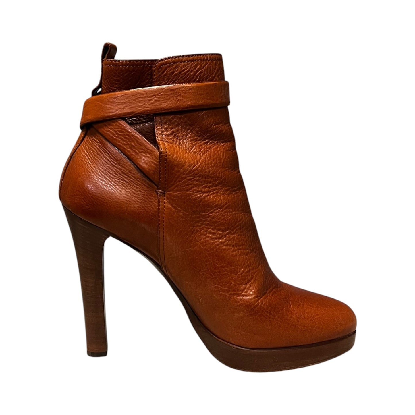 RALPH LAUREN Frances Wrap Booties | 9.5
