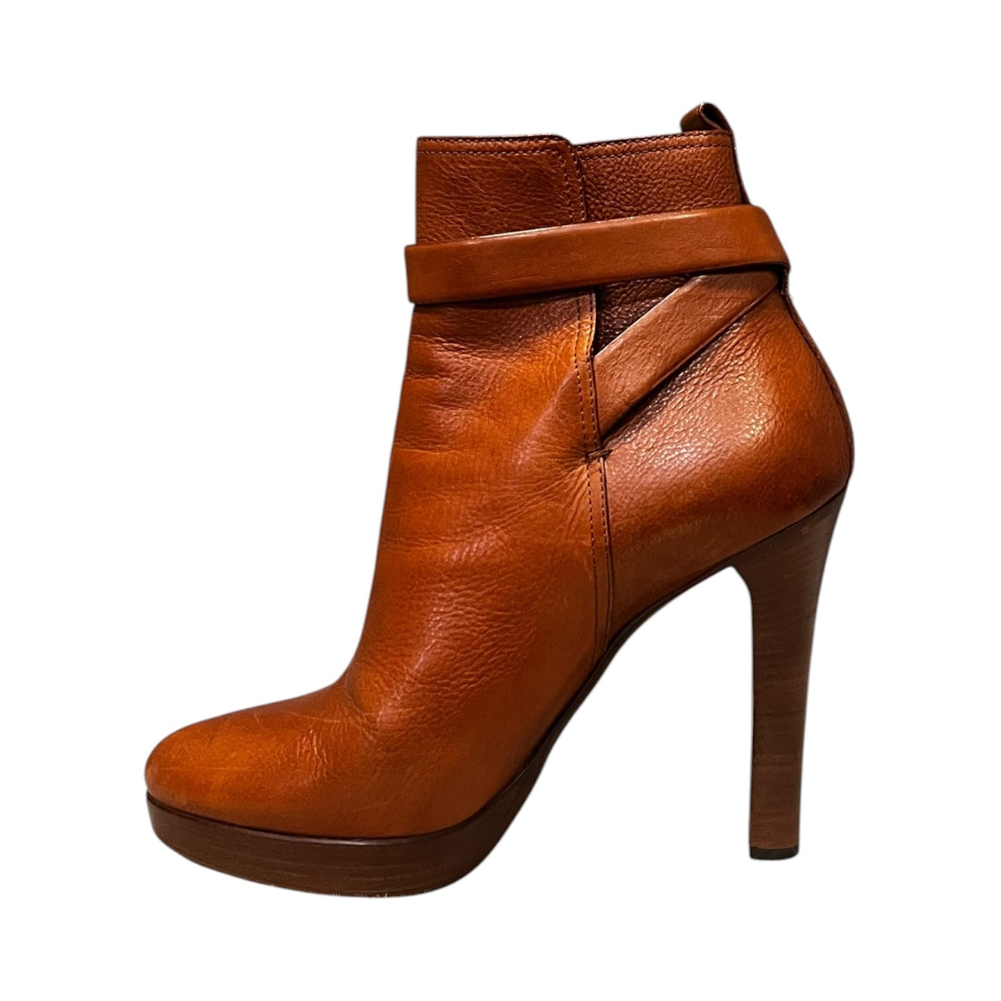RALPH LAUREN Frances Wrap Booties | 9.5