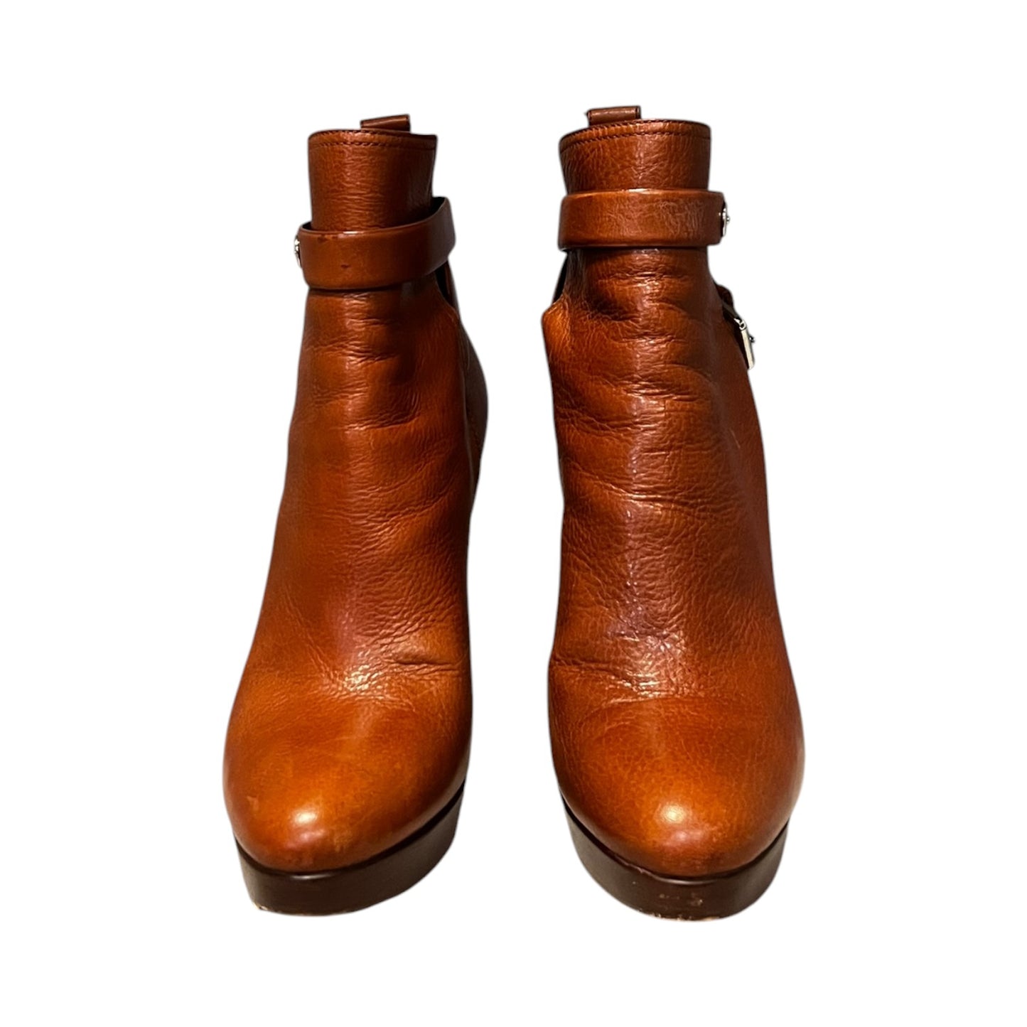 RALPH LAUREN Frances Wrap Booties | 9.5