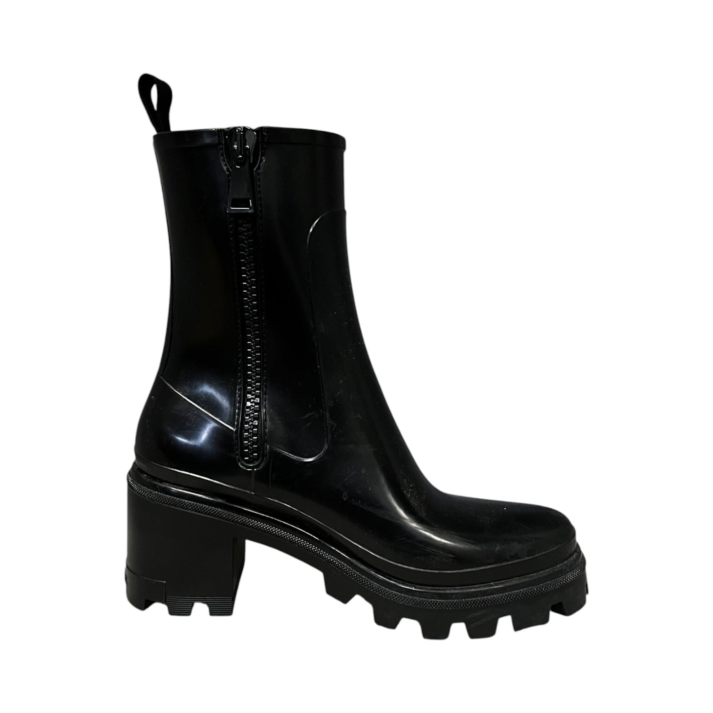 MONCLER Loftgrip Rain Boots in Black | 40