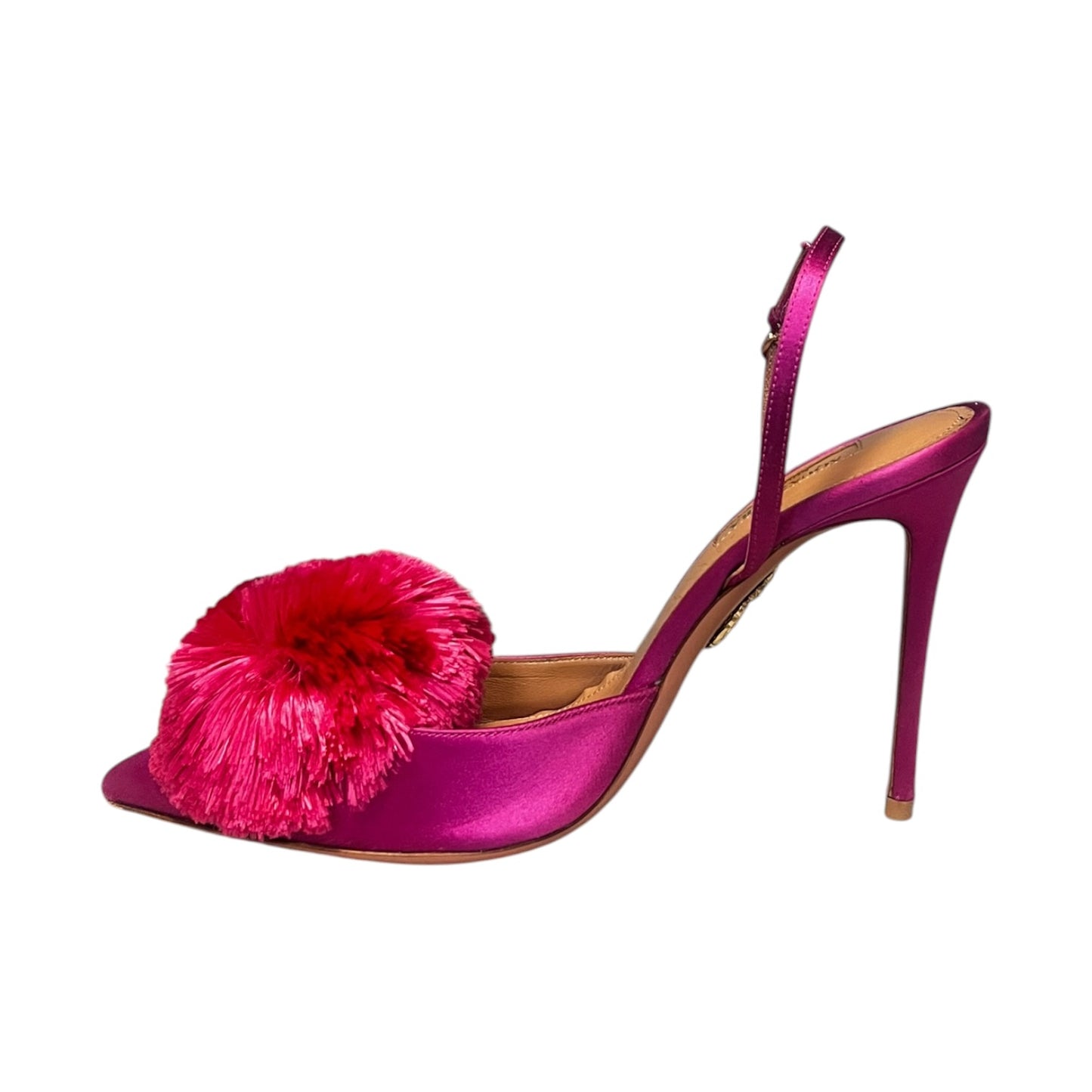 AQUAZURRA Powder Puff Slingbacks Azalea Pink | 39.5