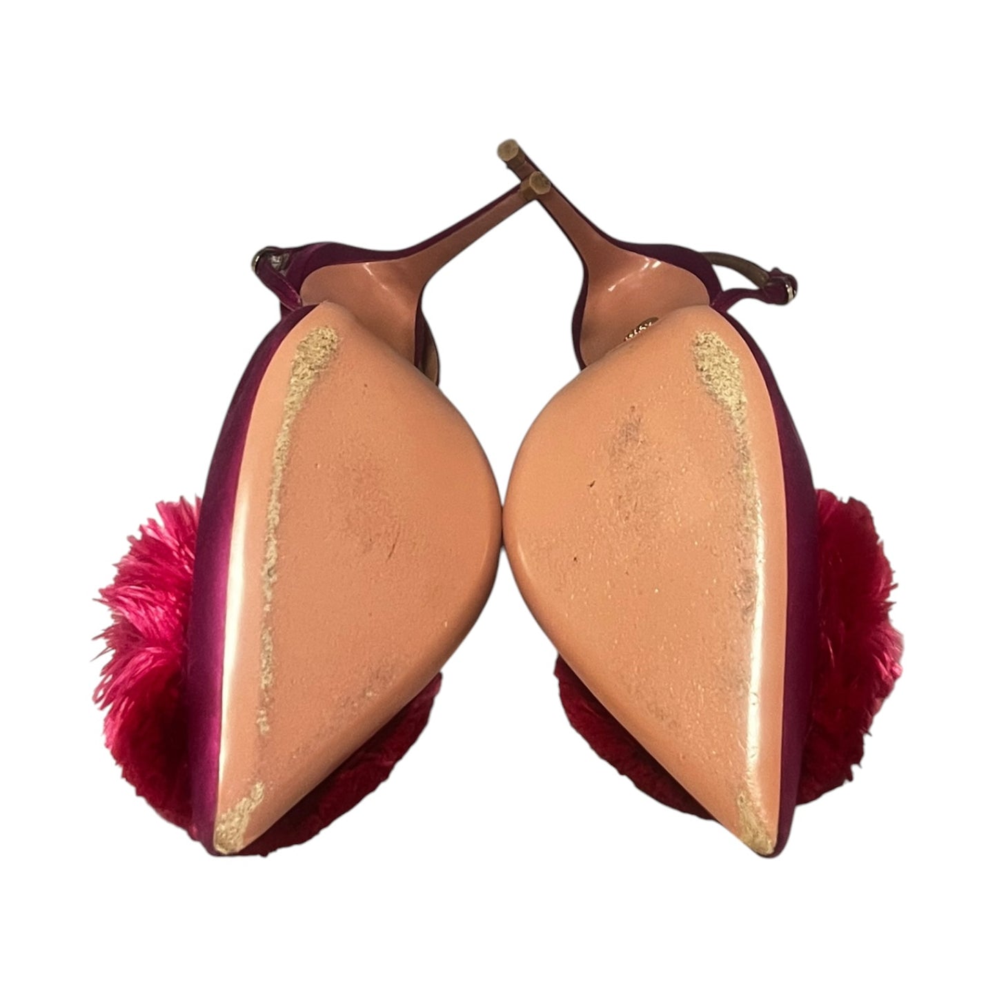 AQUAZURRA Powder Puff Slingbacks Azalea Pink | 39.5