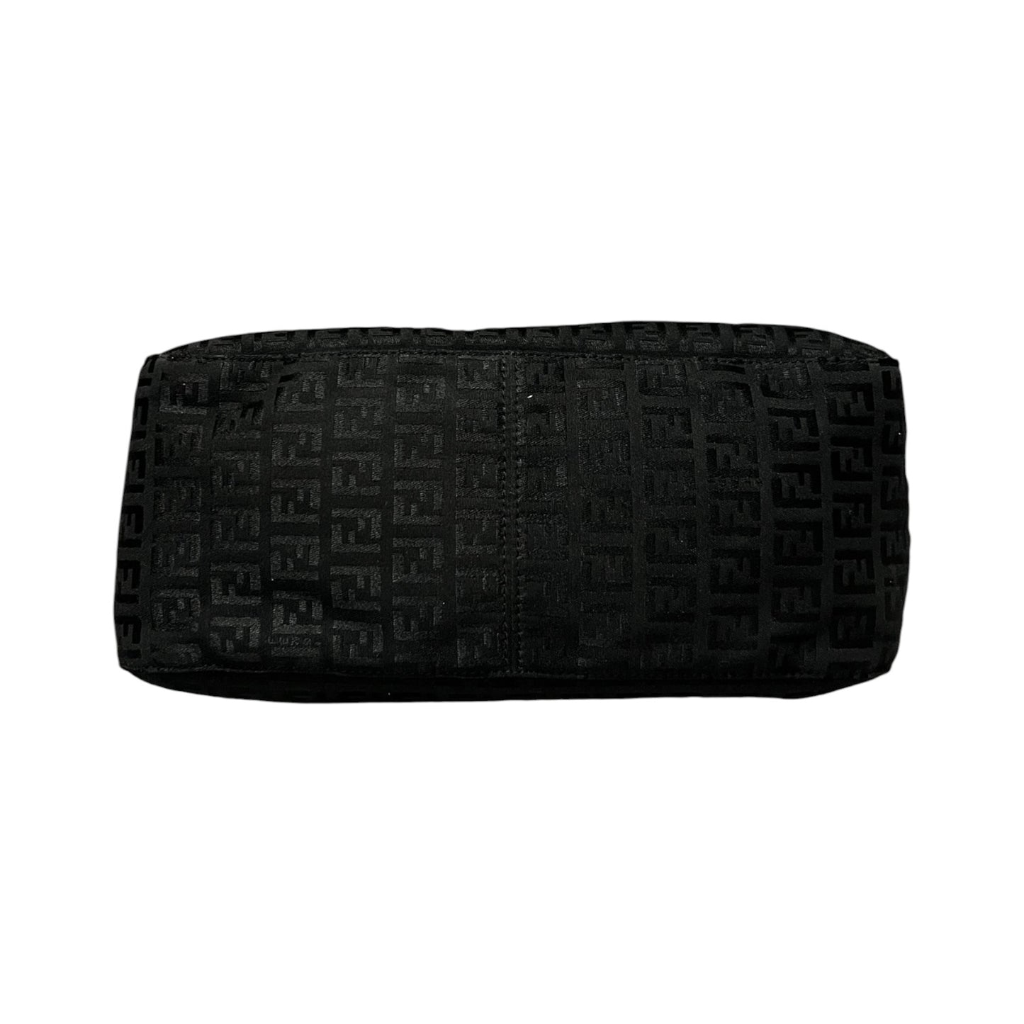 FENDI Zucchino Mamma Baguette in Black