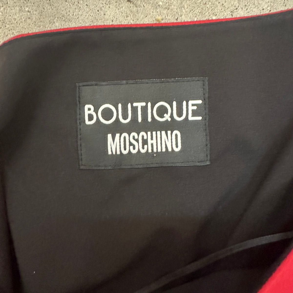 MOSCHINO Stripe Dot Dress | S