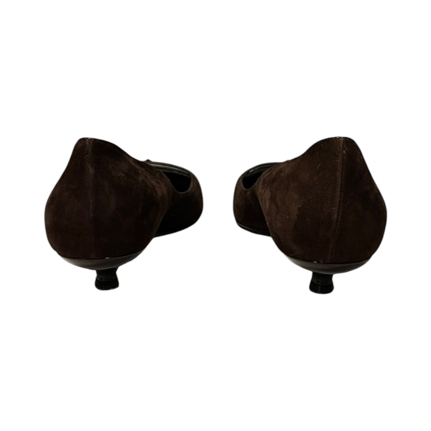 ARMANI Suede Kitten Heels in Brown | 39