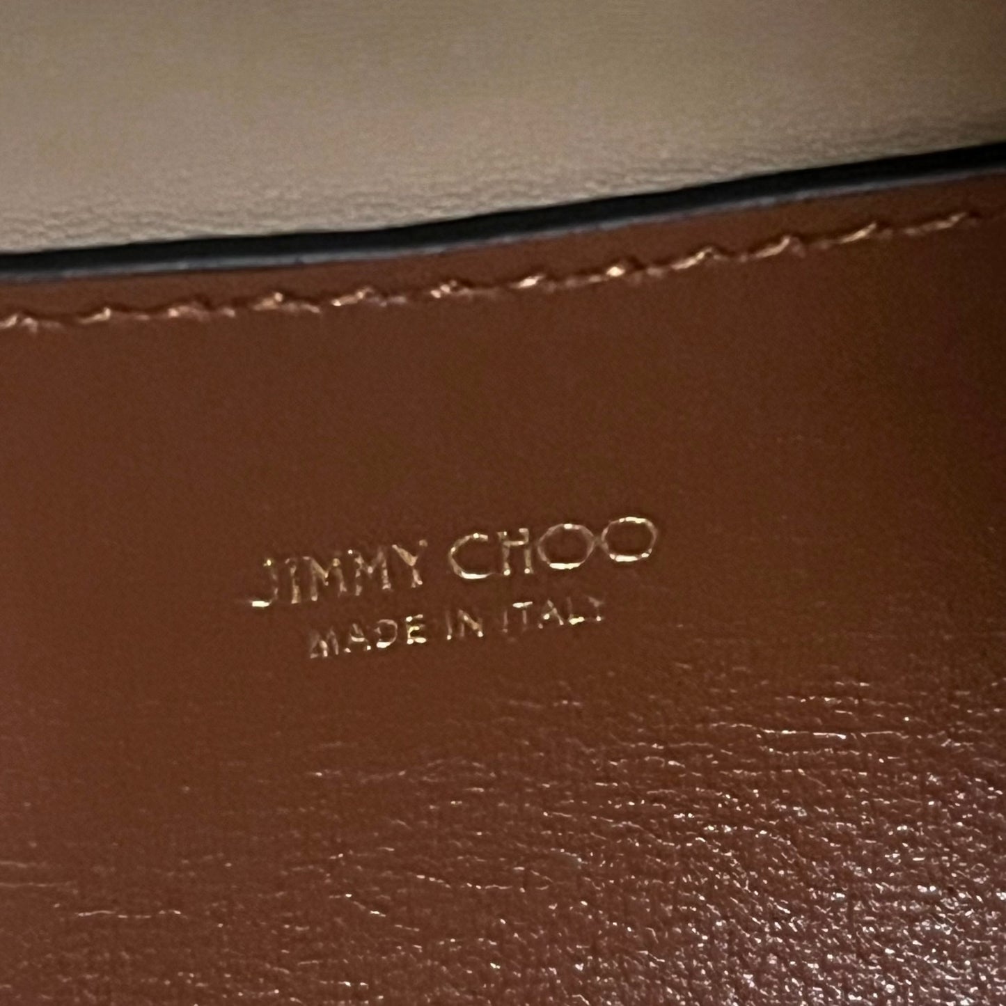 JIMMY CHOO Ana Suede Hobo in Scotch