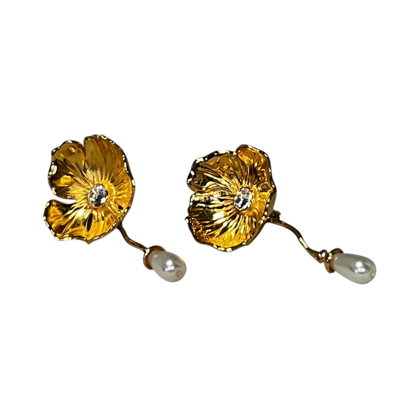 OSCAR DE LA RENTA Blossom Pearl Drop Earrings