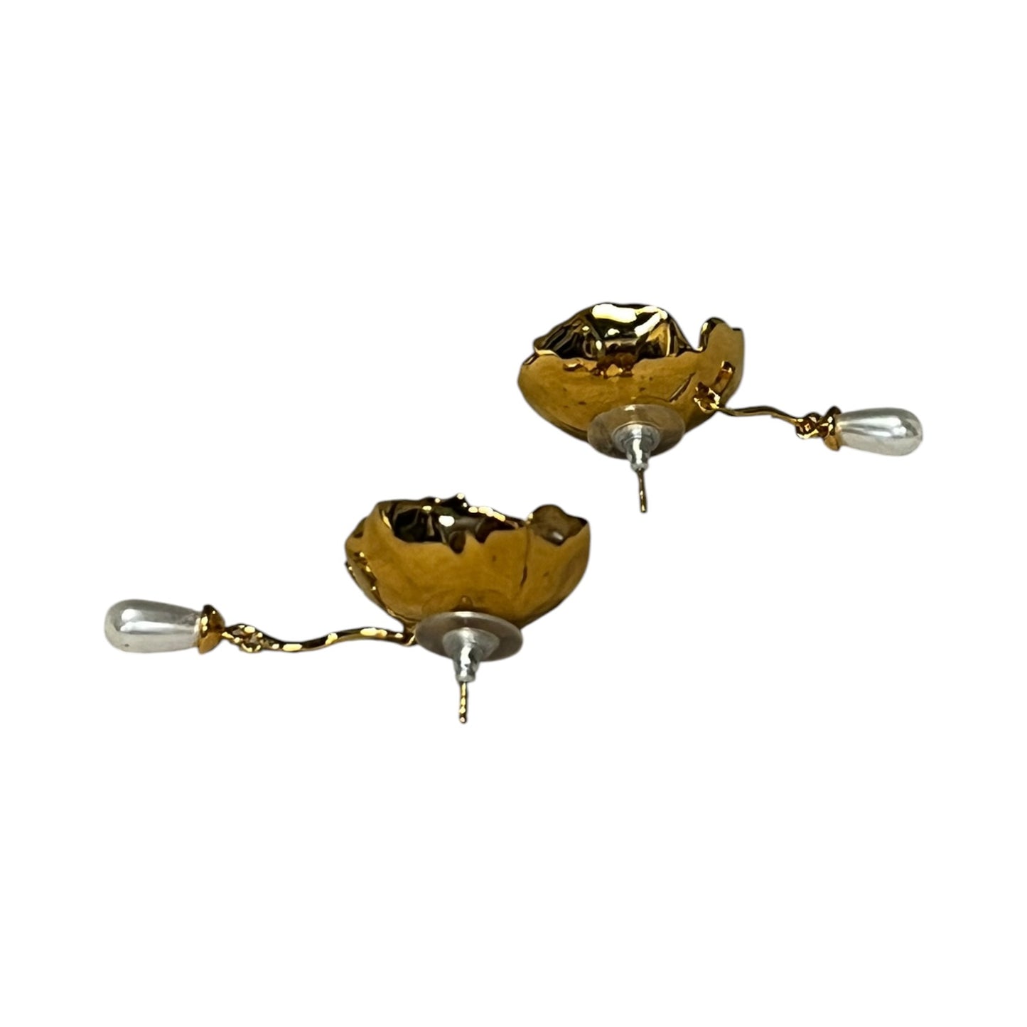 OSCAR DE LA RENTA Blossom Pearl Drop Earrings