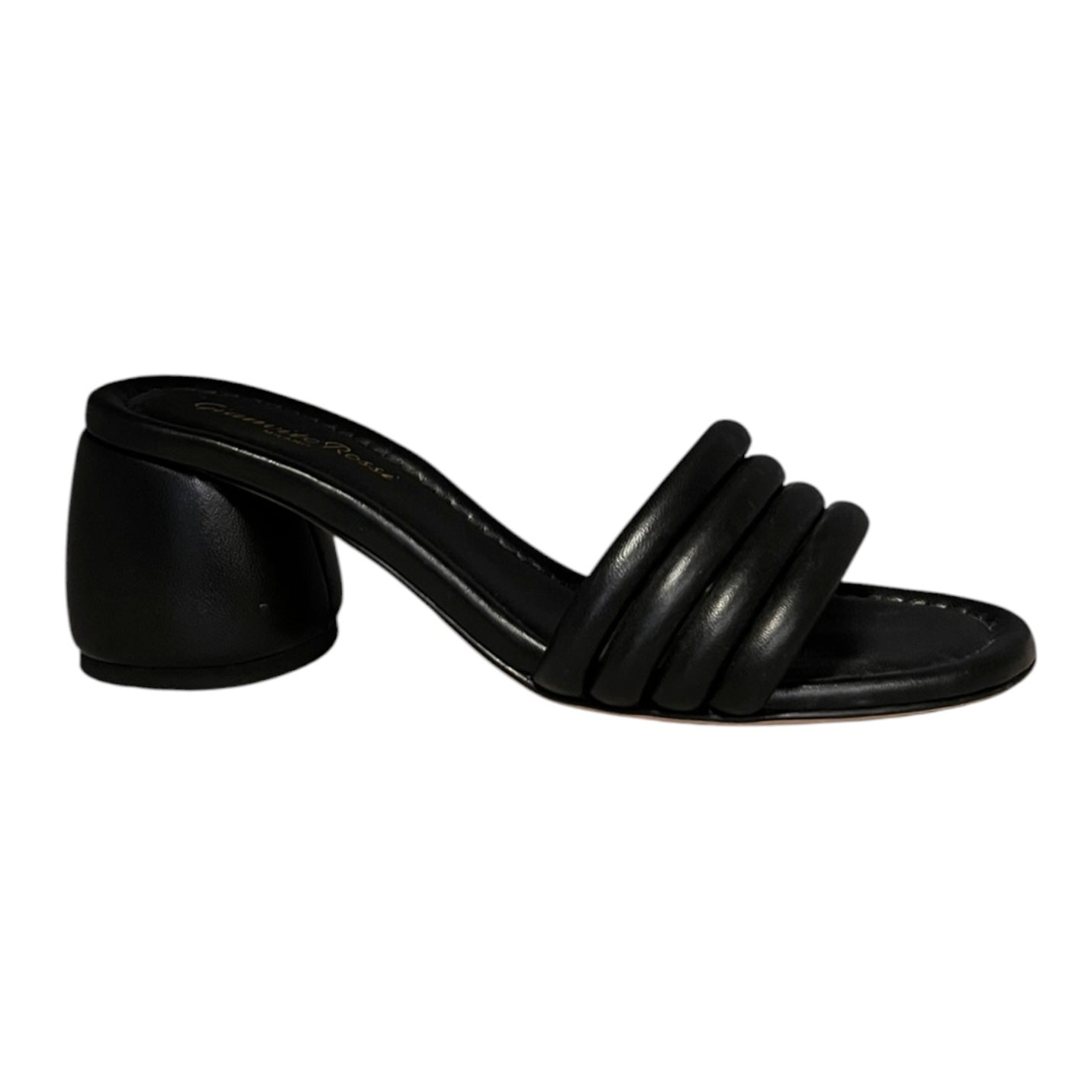 GIANVITO ROSSI Banded Mules in Black | 37.5