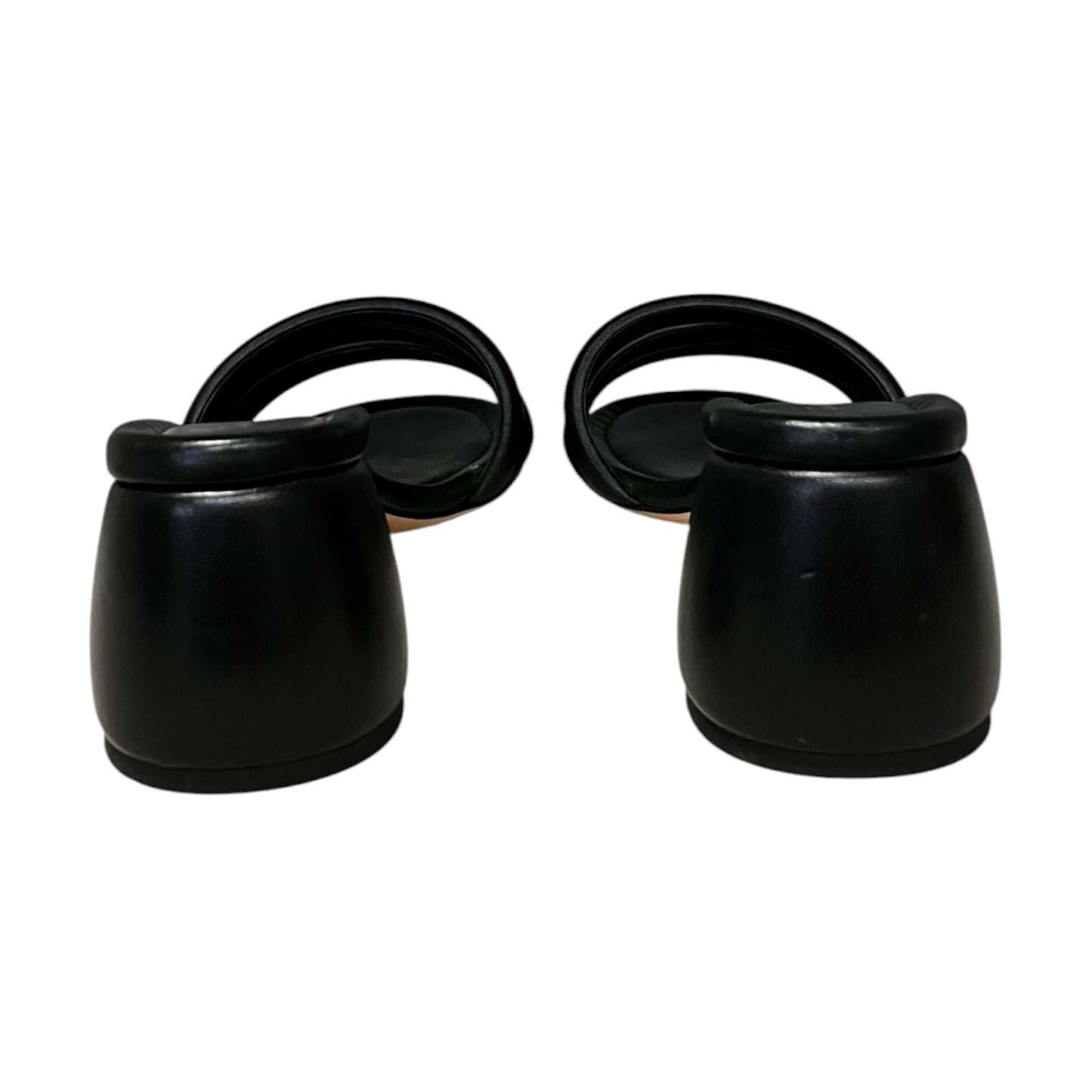 GIANVITO ROSSI Banded Mules in Black | 37.5
