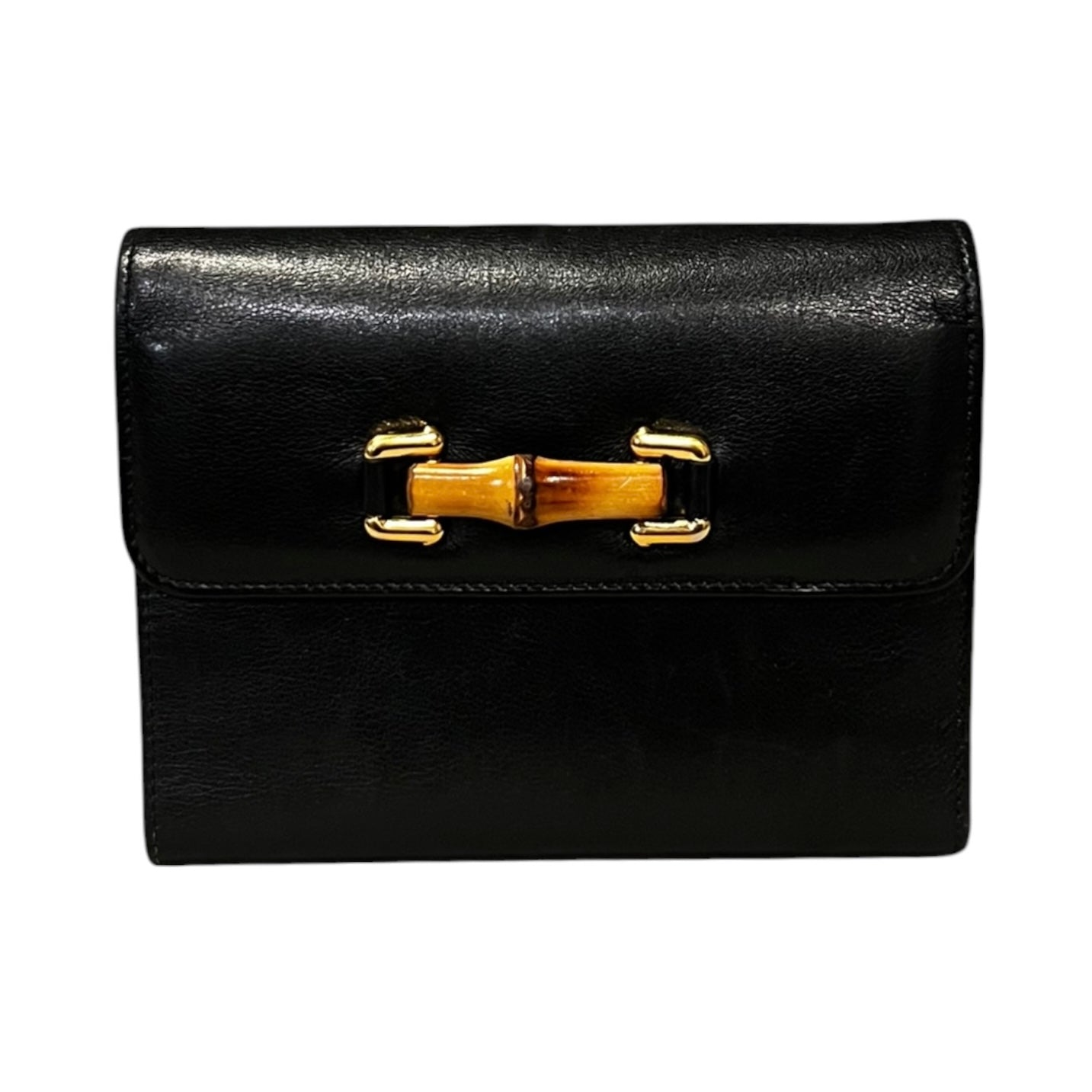 GUCCI Bamboo Wallet in Black