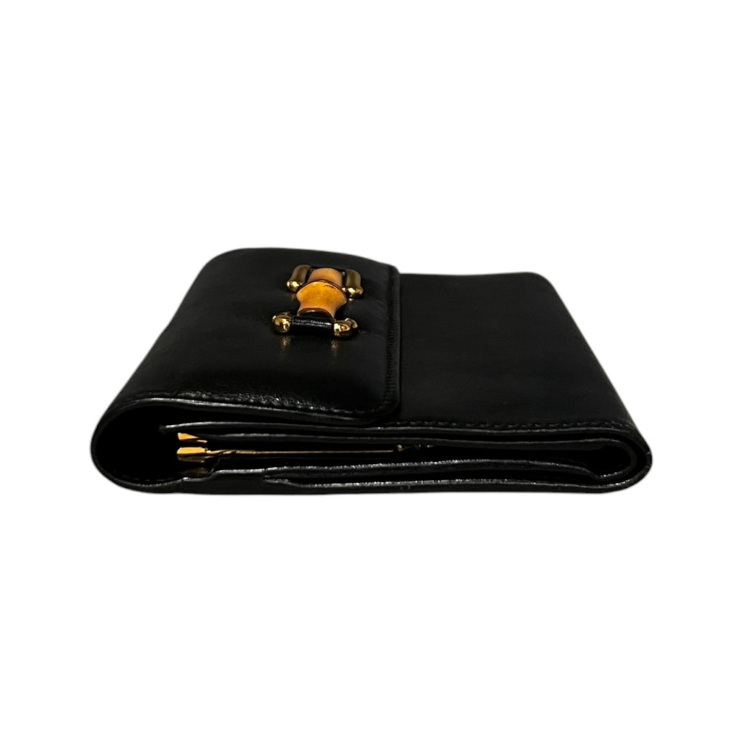 GUCCI Bamboo Wallet in Black
