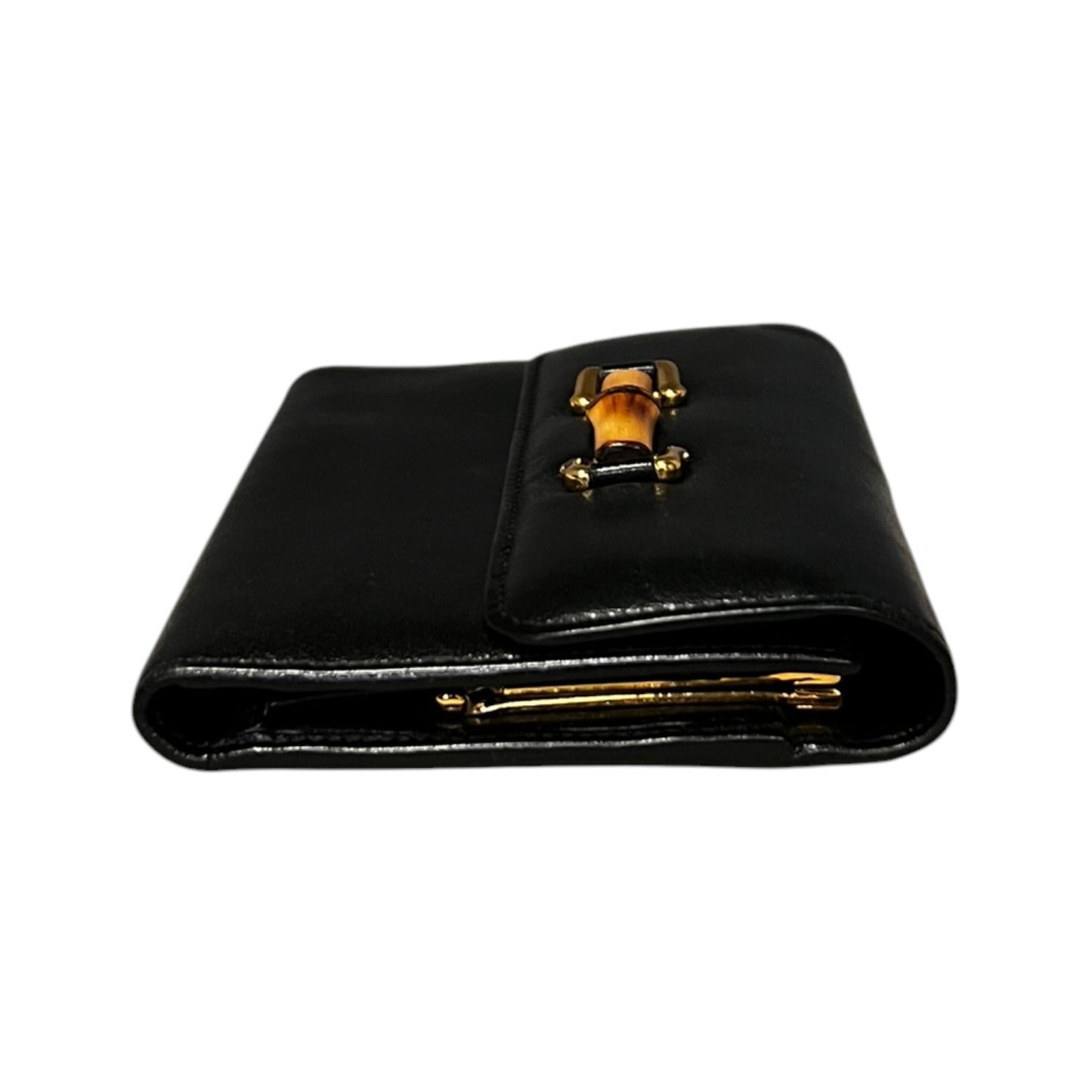 GUCCI Bamboo Wallet in Black