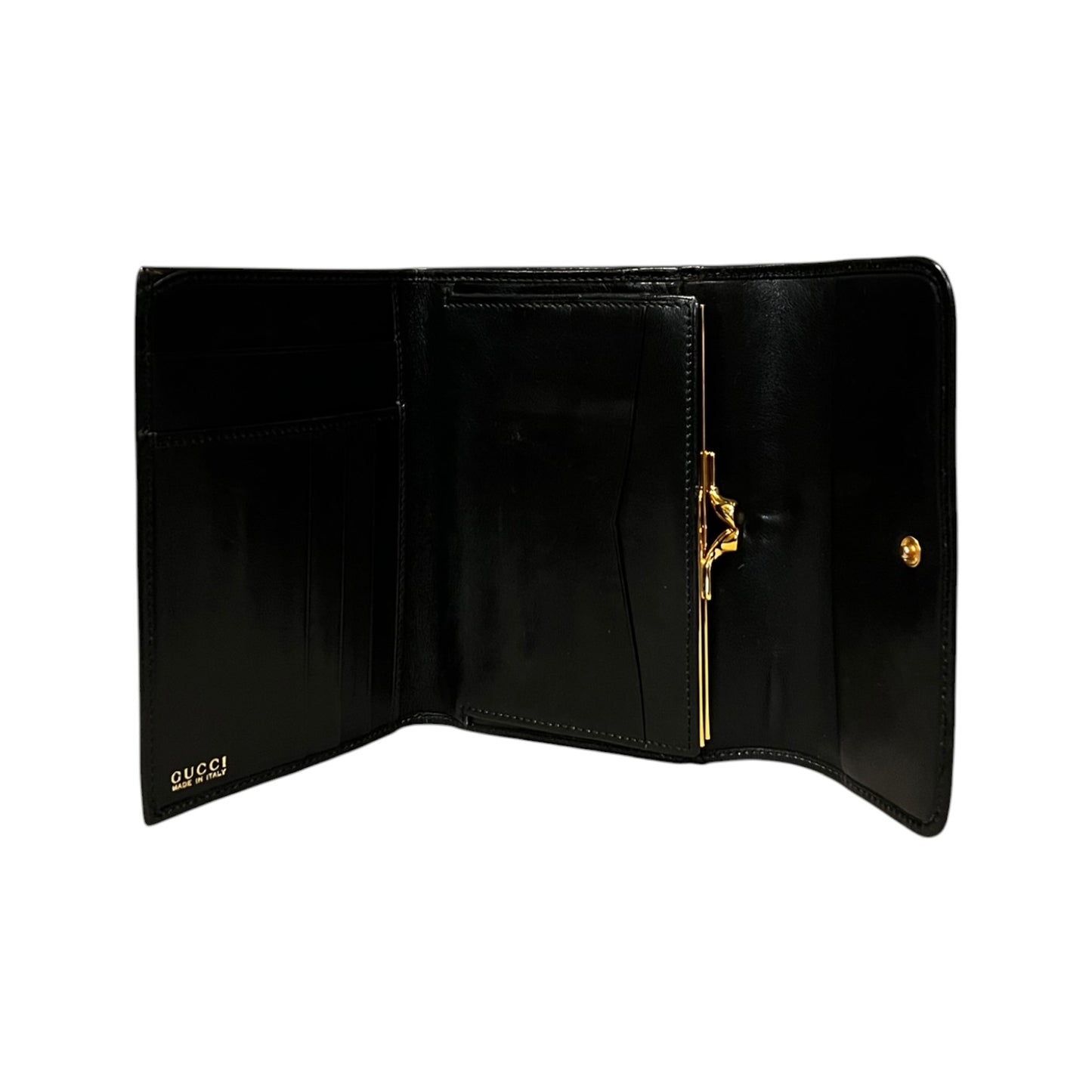 GUCCI Bamboo Wallet in Black