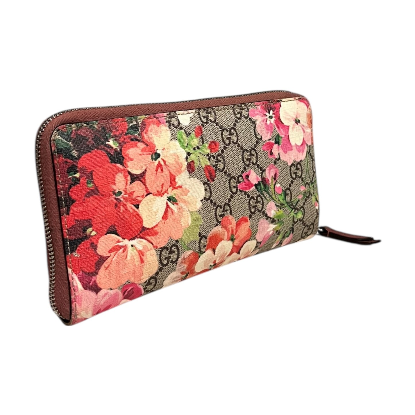 GUCCI GG Monogram Blooms Wallet