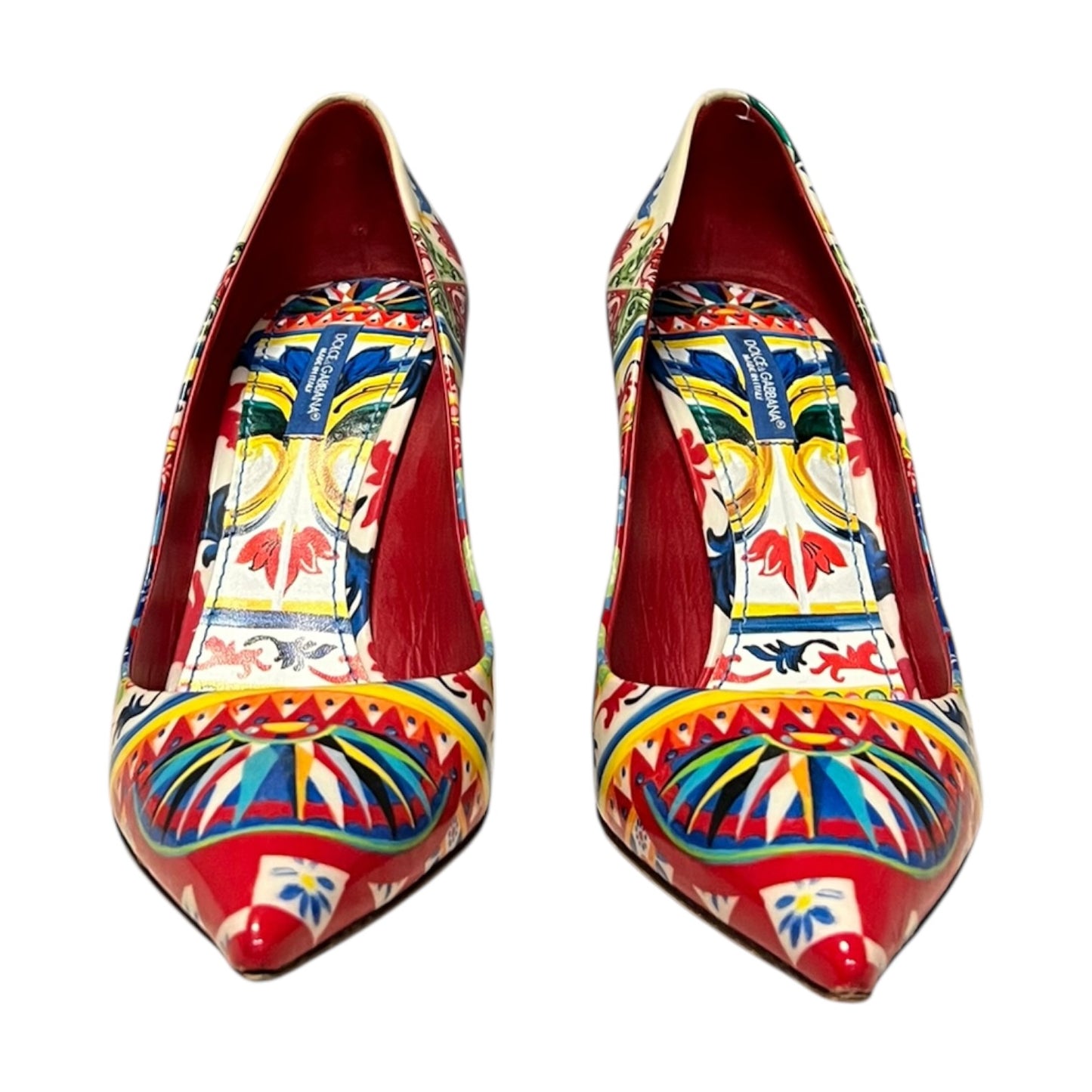 DOLCE & GABBANA Carretto Siciliano Print Pump | 39