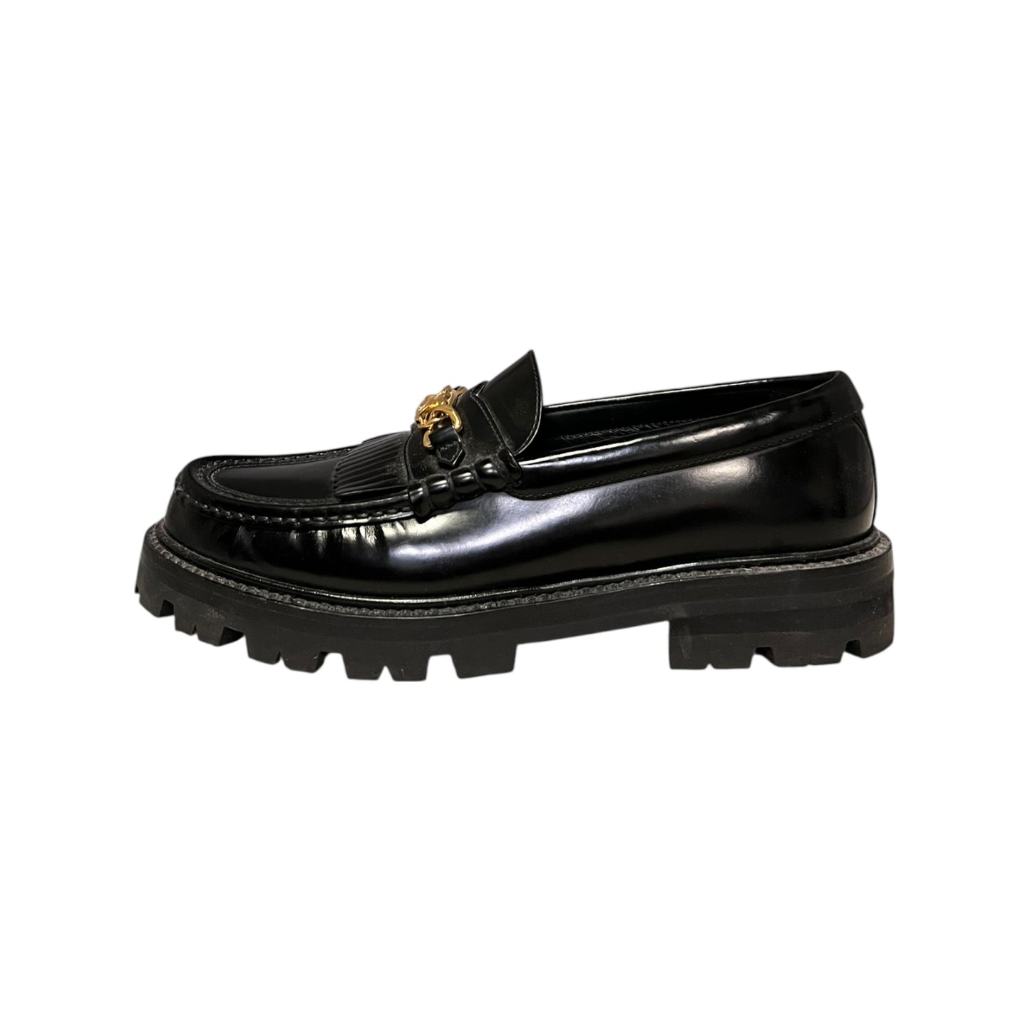 CELINE Margaret Triomphe Loafer in Black | 38.5