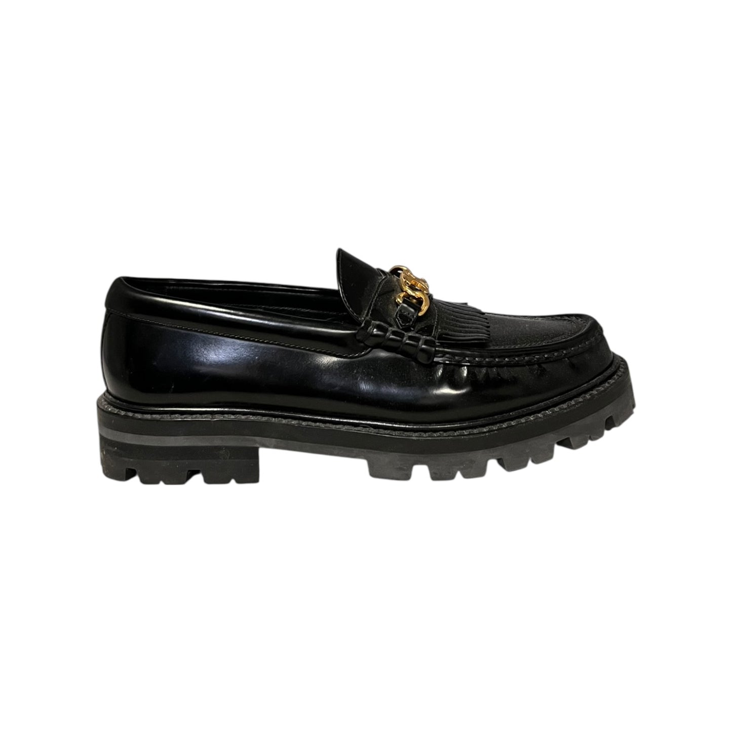 CELINE Margaret Triomphe Loafer in Black | 38.5