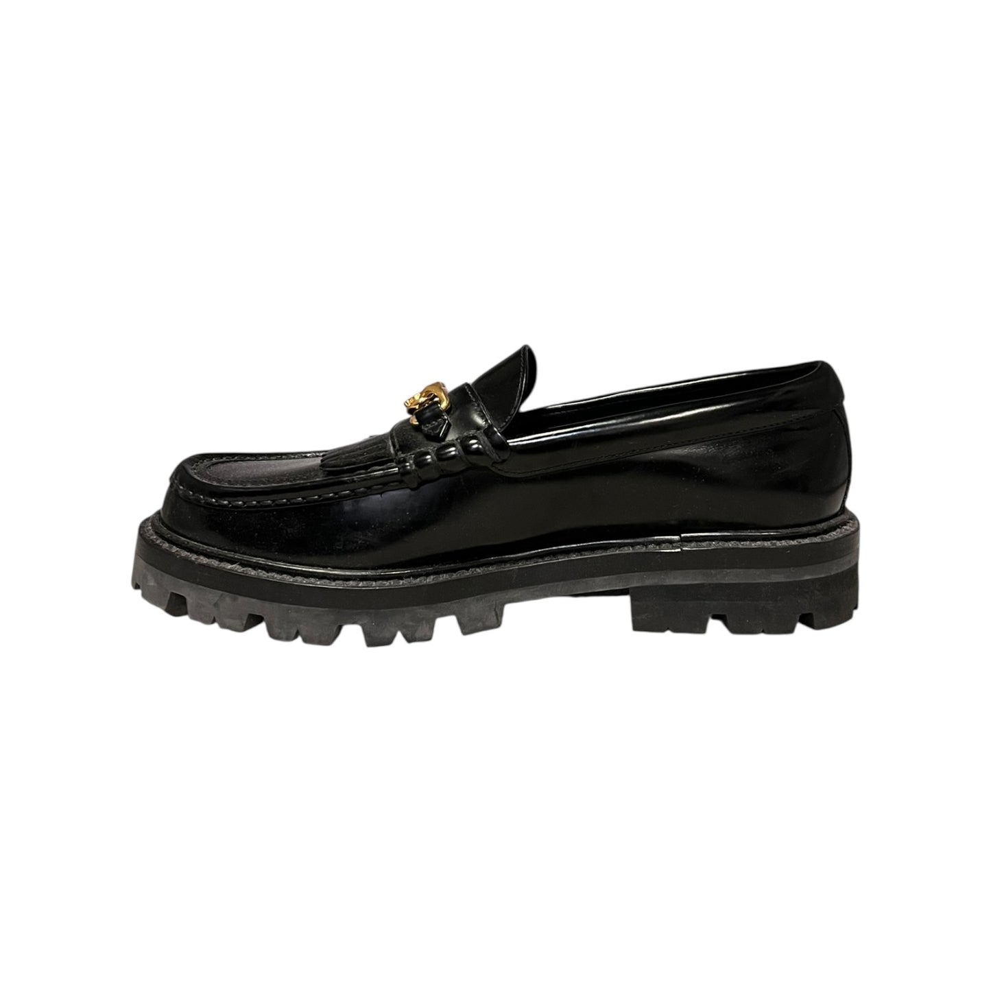 CELINE Margaret Triomphe Loafer in Black | 38.5