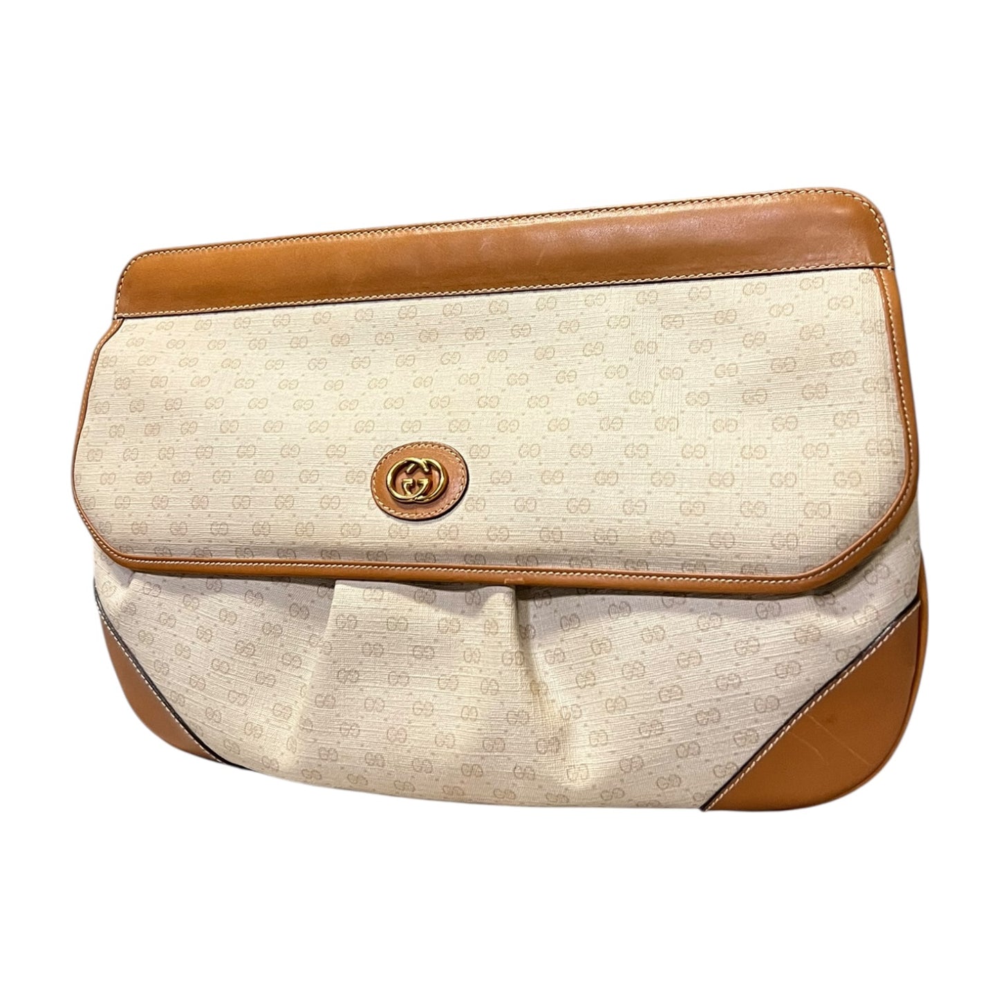 GUCCI Micro GG Pleated Clutch | Vintage