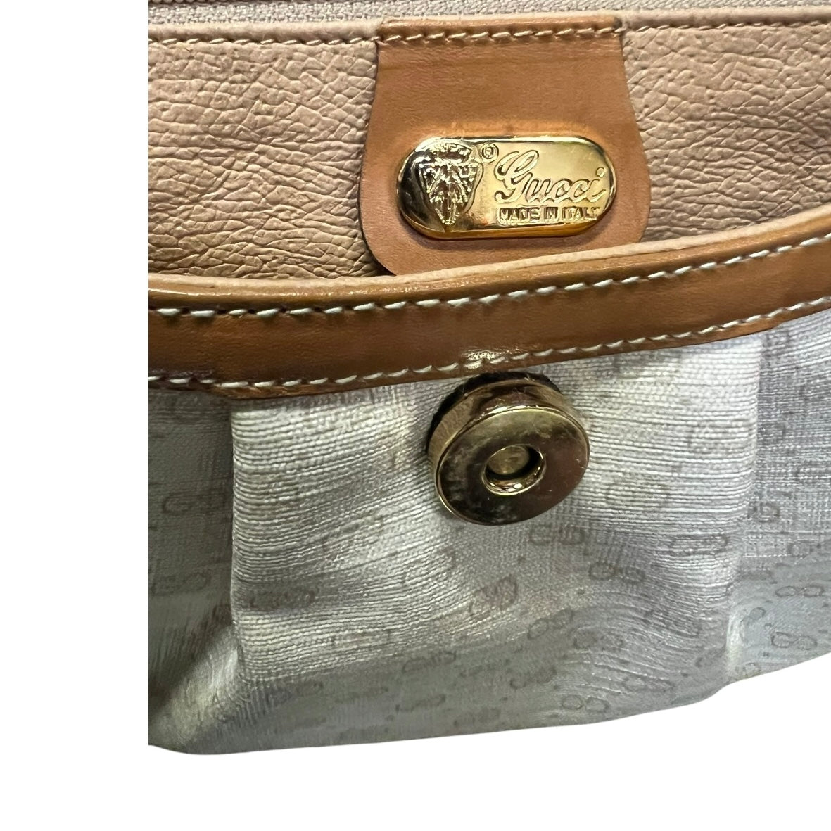 GUCCI Micro GG Pleated Clutch | Vintage