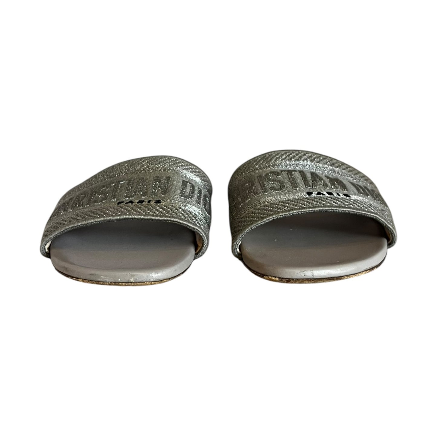 DIOR Dway Slides in Gray | 40