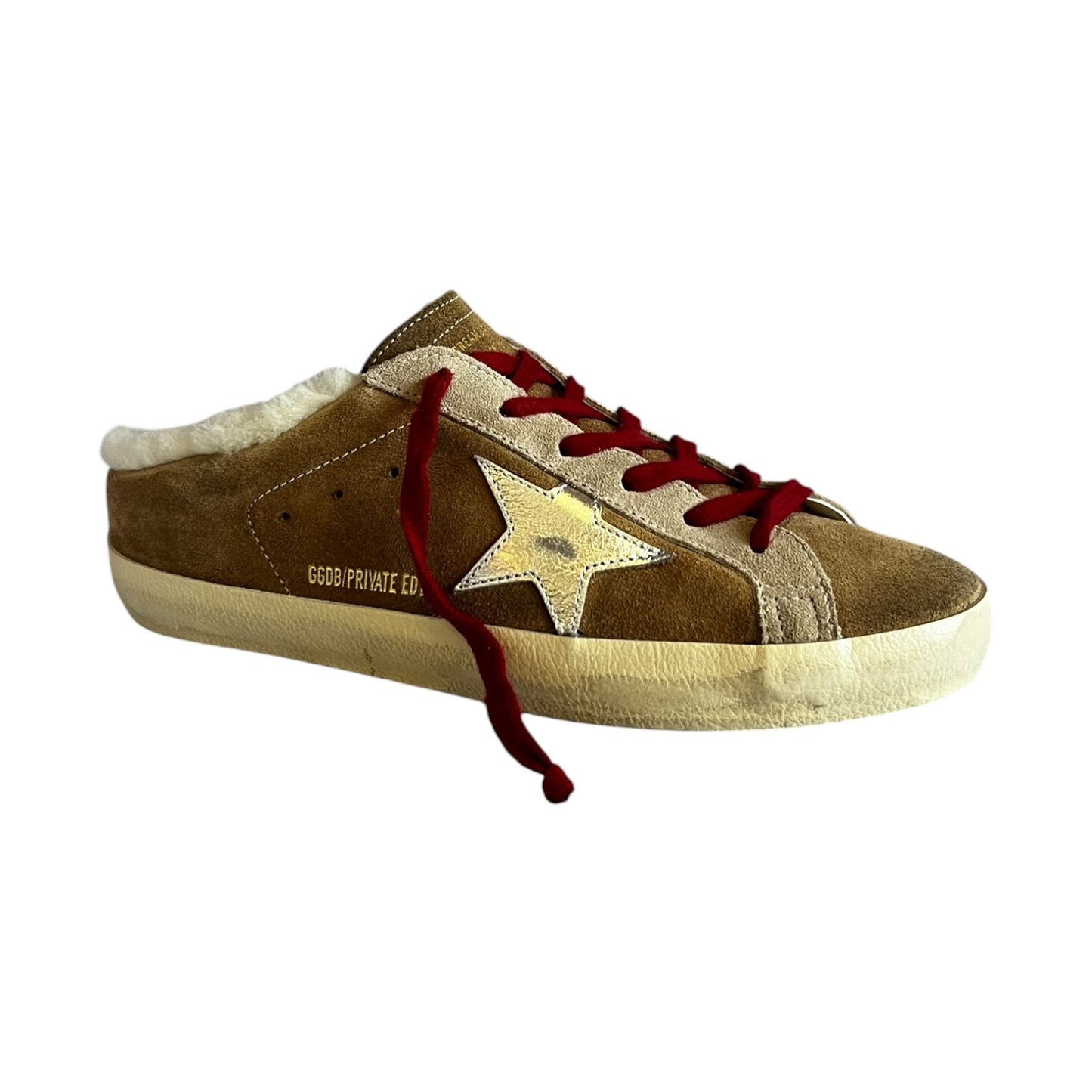 GOLDEN GOOSE Super-Star Sabot Shearling Sneakers | 40