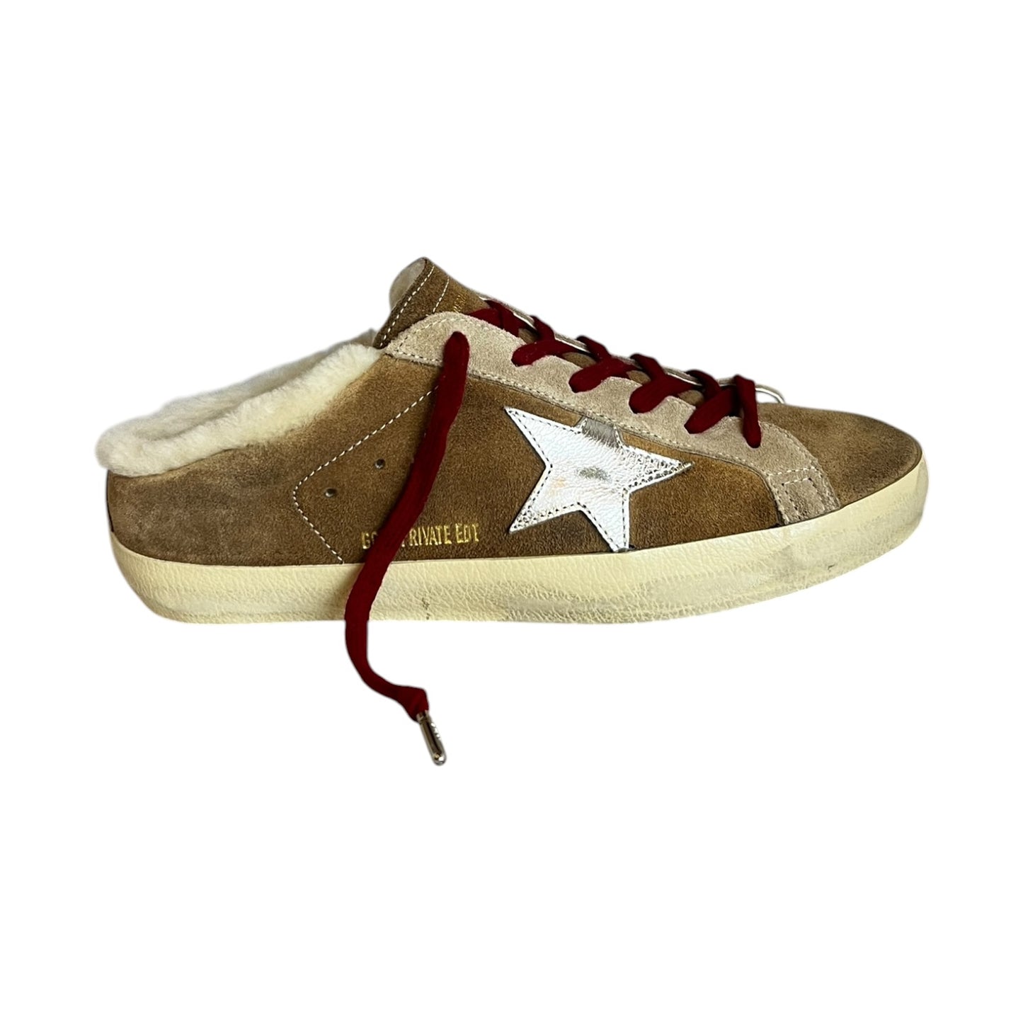 GOLDEN GOOSE Super-Star Sabot Shearling Sneakers | 40
