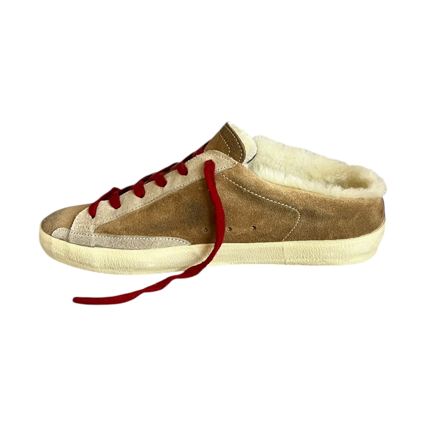 GOLDEN GOOSE Super-Star Sabot Shearling Sneakers | 40