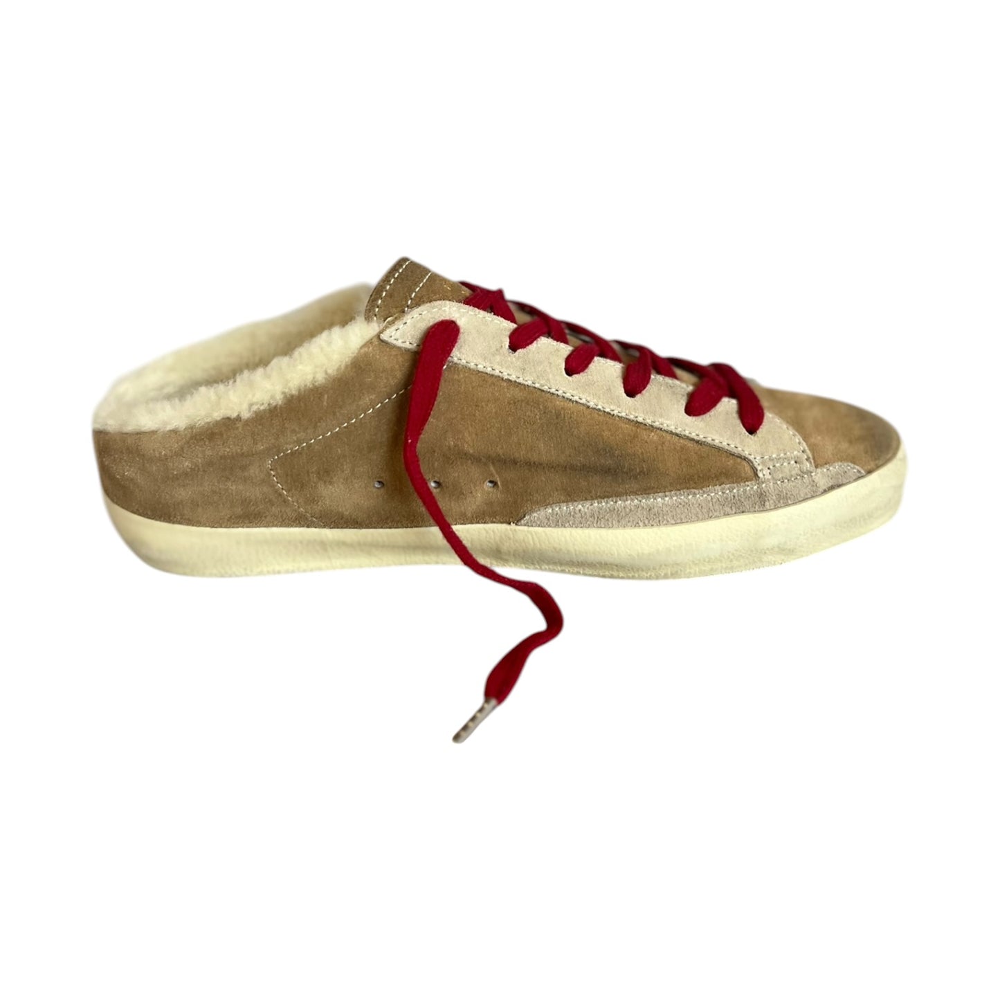 GOLDEN GOOSE Super-Star Sabot Shearling Sneakers | 40