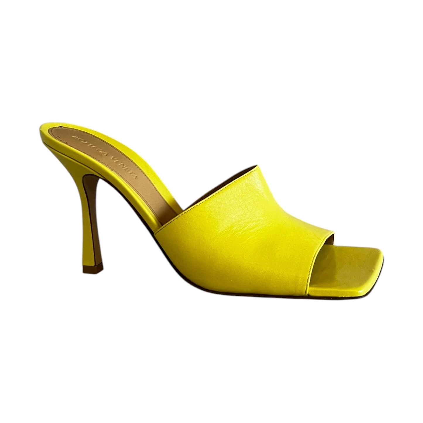 BOTTEGA VENETA Stretch Mules in Citron | 40