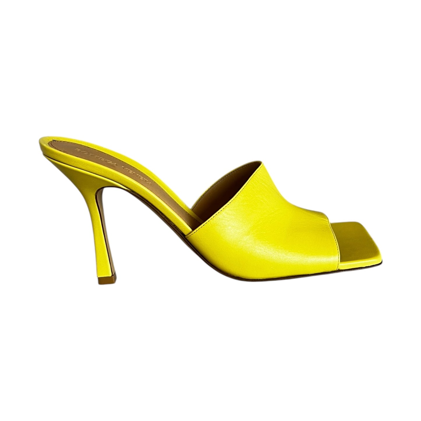 BOTTEGA VENETA Stretch Mules in Citron | 40