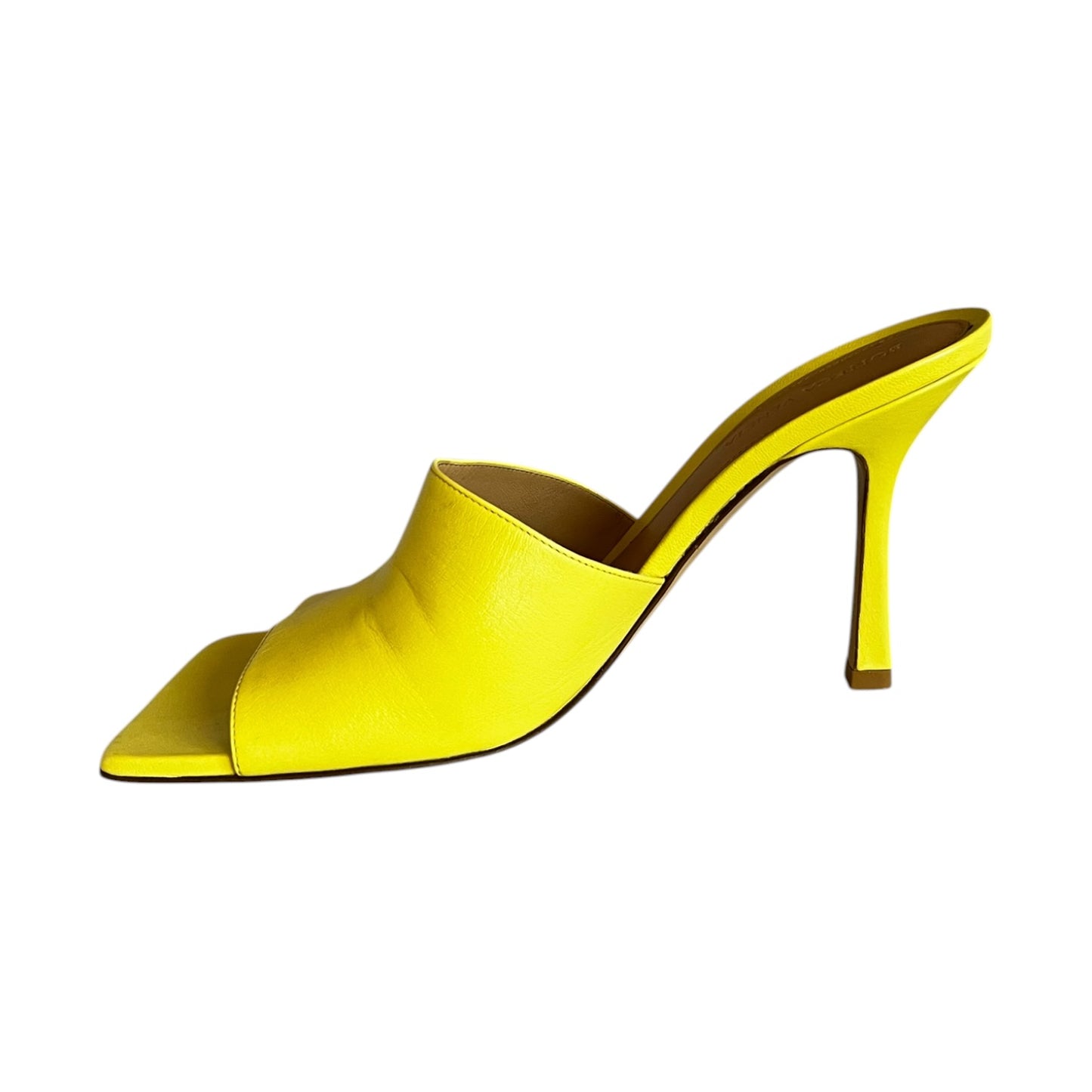 BOTTEGA VENETA Stretch Mules in Citron | 40