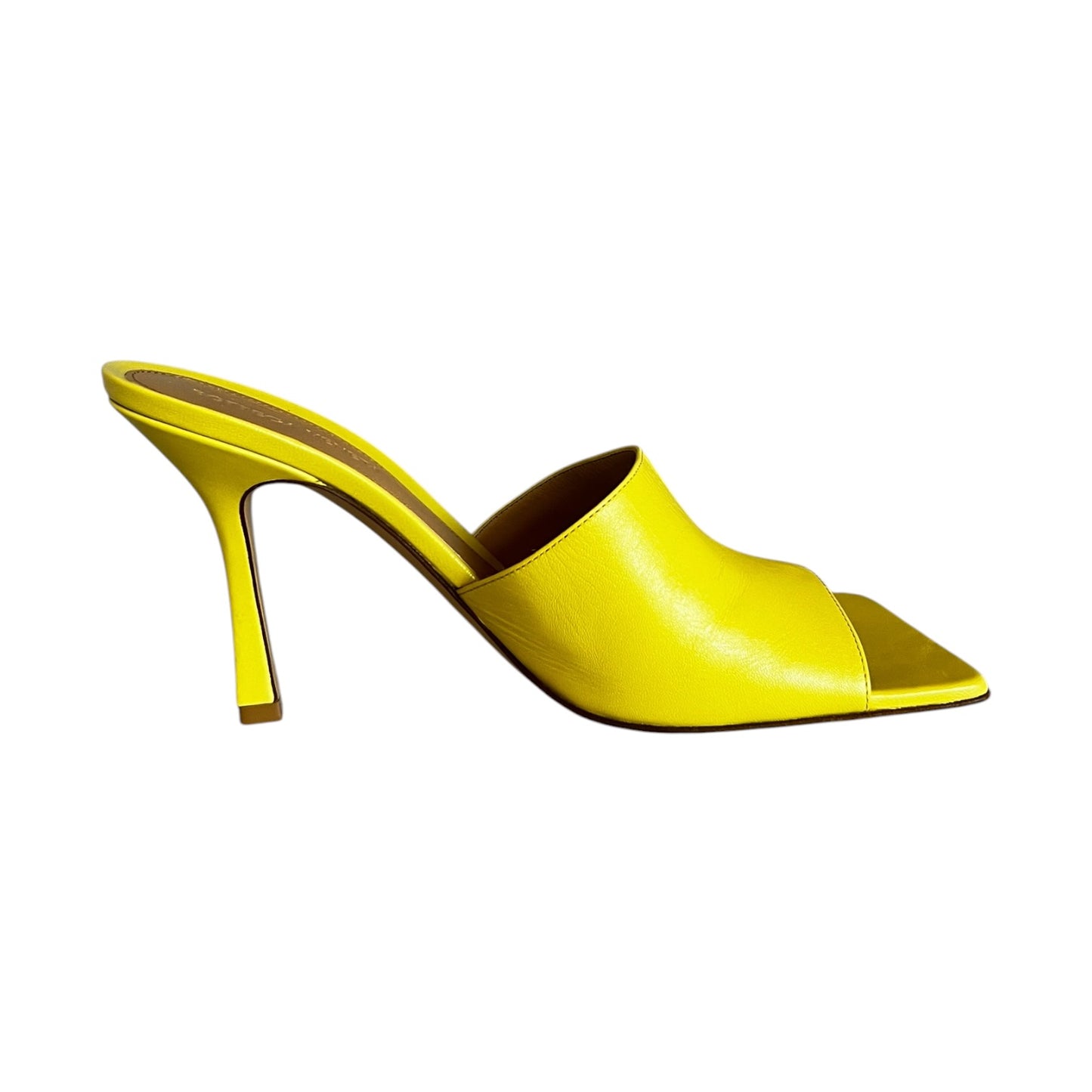 BOTTEGA VENETA Stretch Mules in Citron | 40