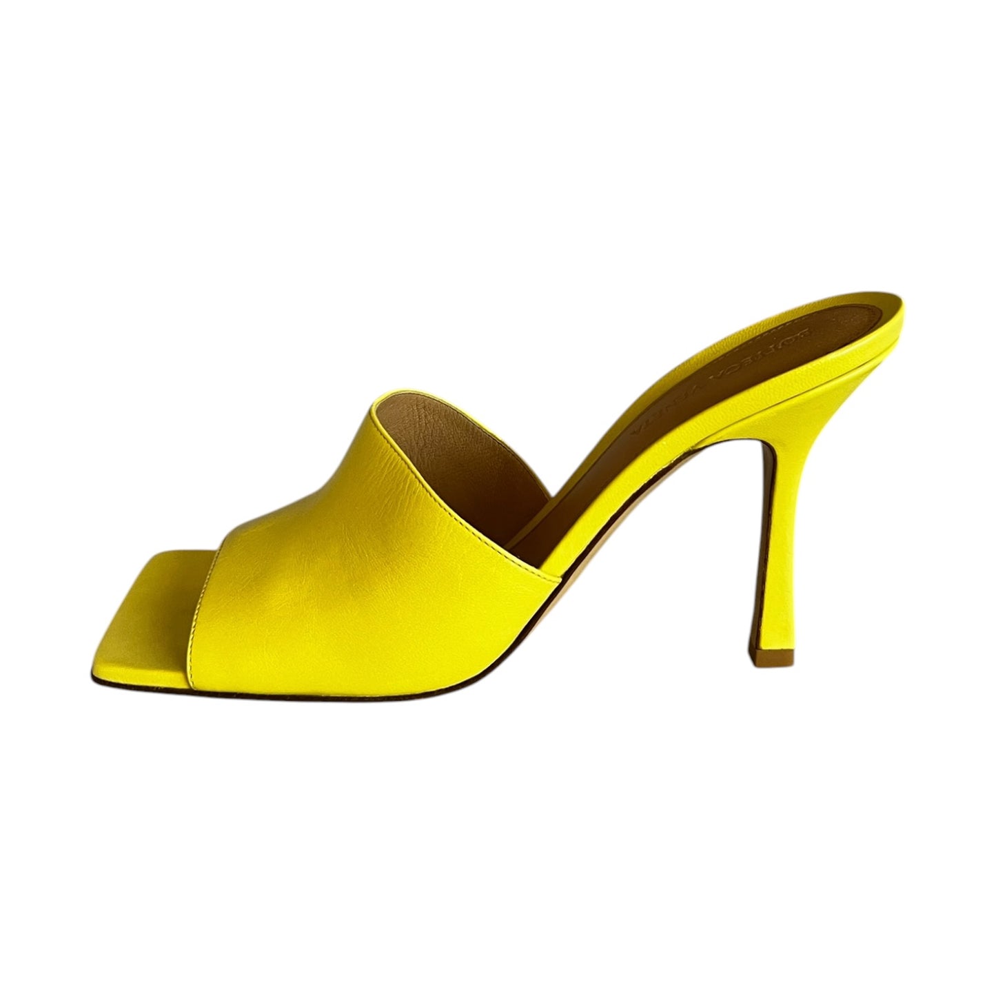 BOTTEGA VENETA Stretch Mules in Citron | 40
