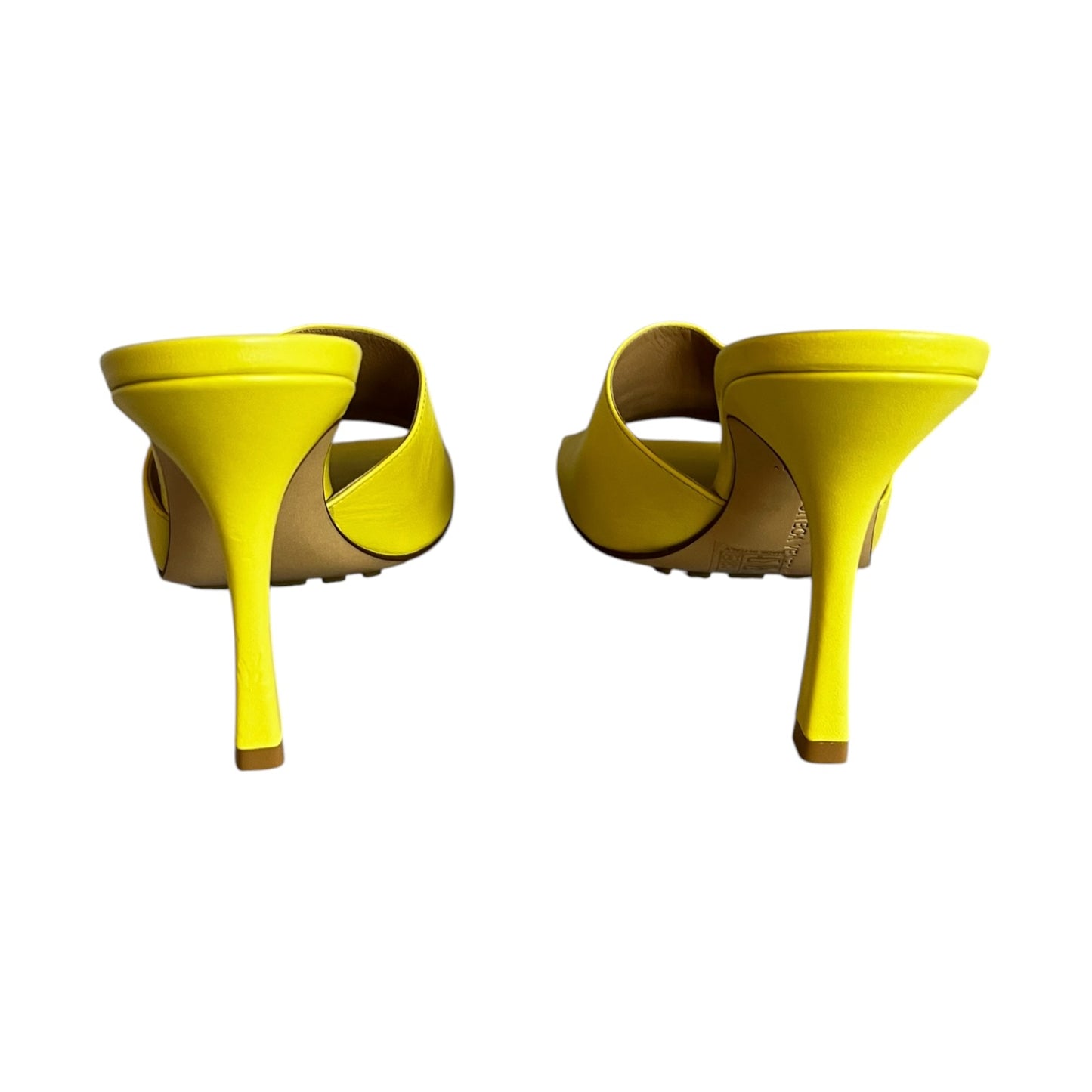 BOTTEGA VENETA Stretch Mules in Citron | 40