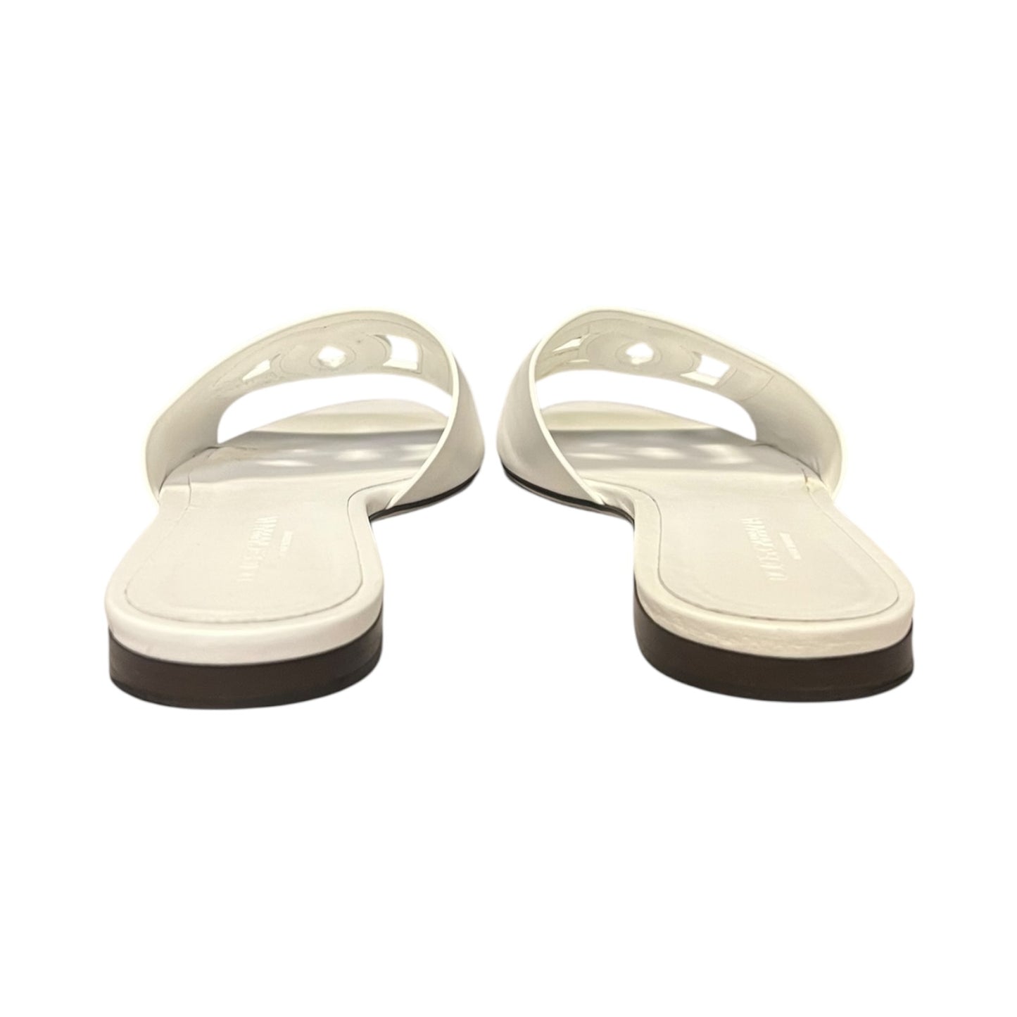 Dolce & Gabbana Monogram Slides in White